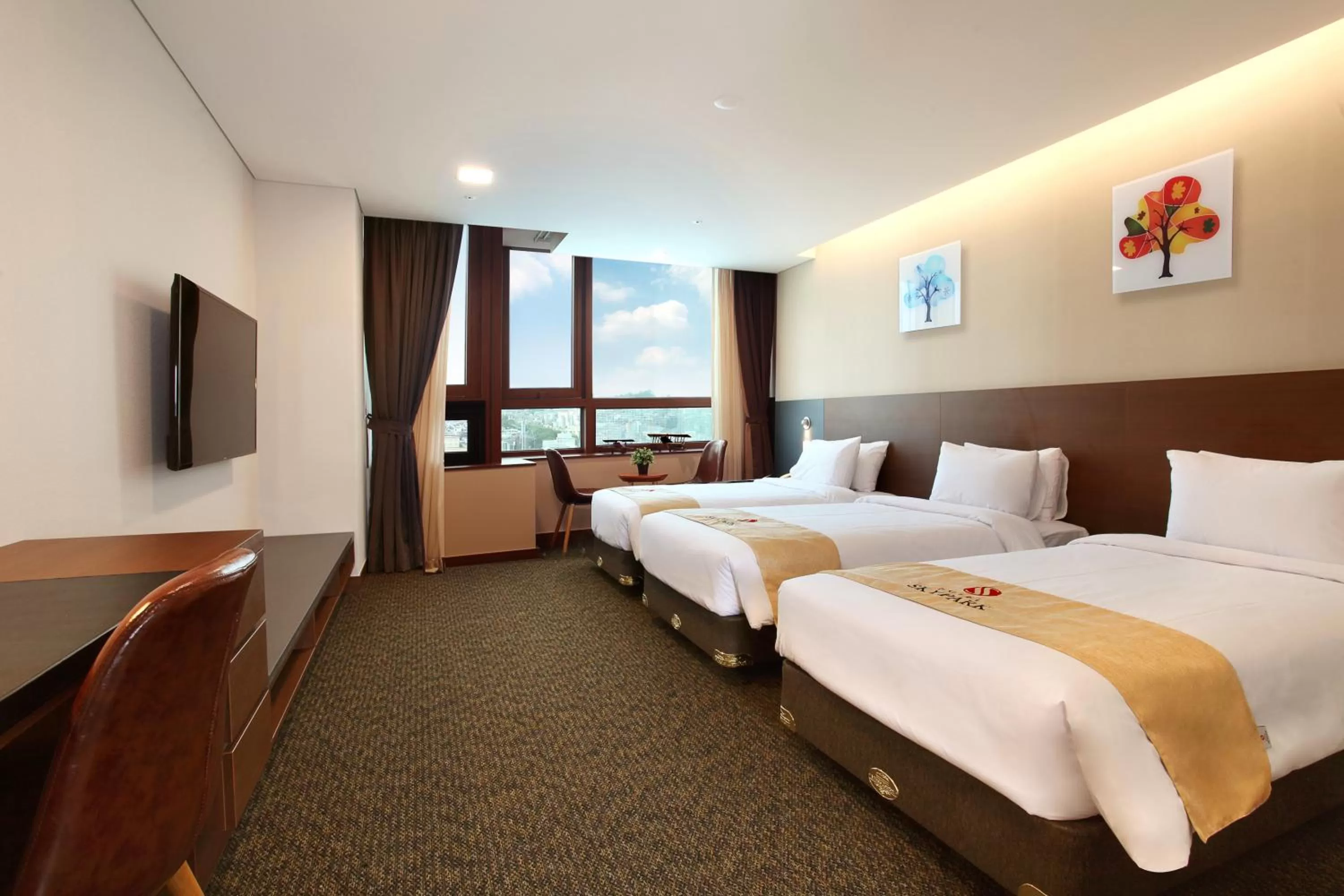 Bedroom, Bed in Hotel Skypark Kingstown Dongdaemun
