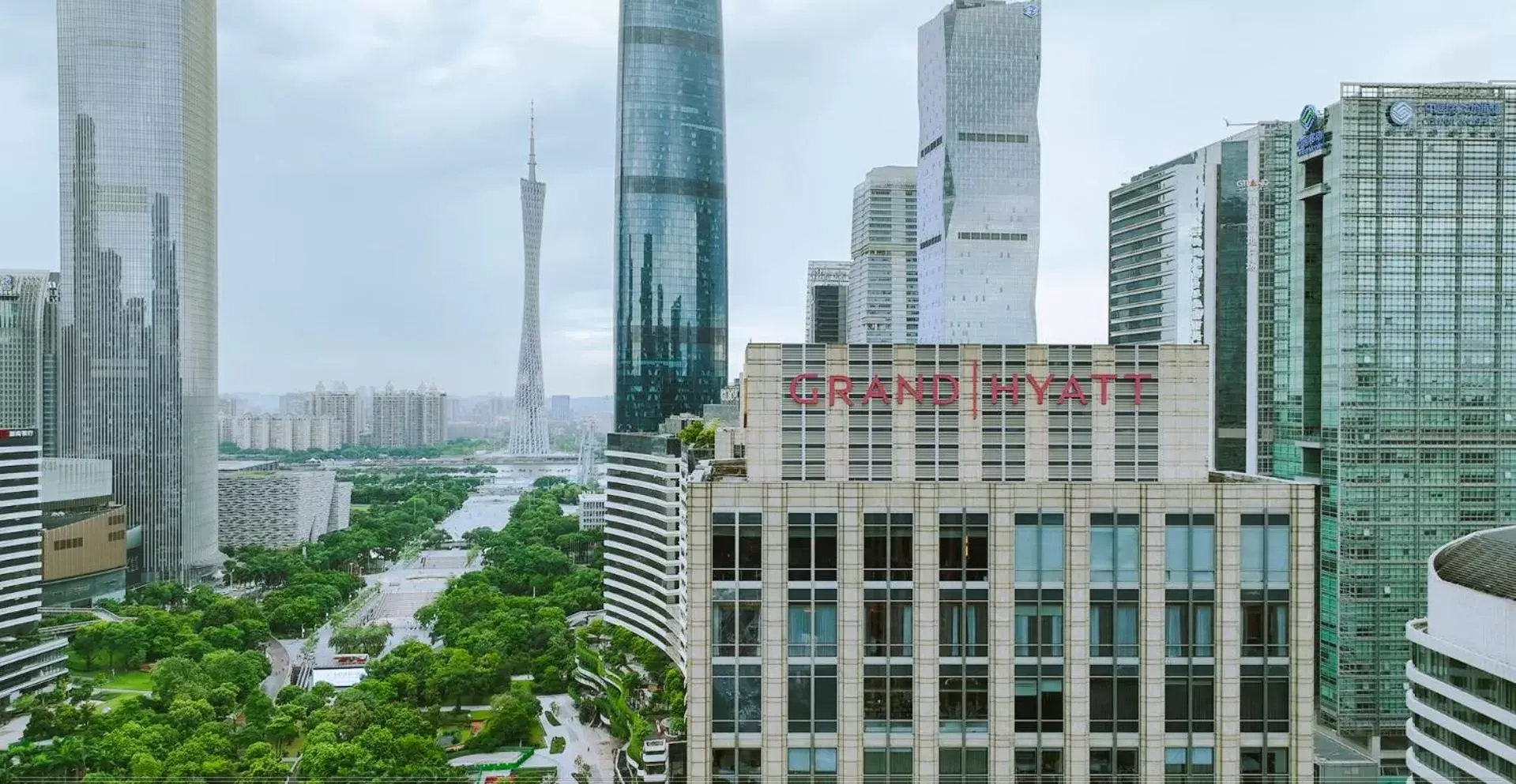 View (from property/room) in Grand Hyatt Guangzhou- Free Shuttle Bus to Canton Fair Complex during Canton Fair period
