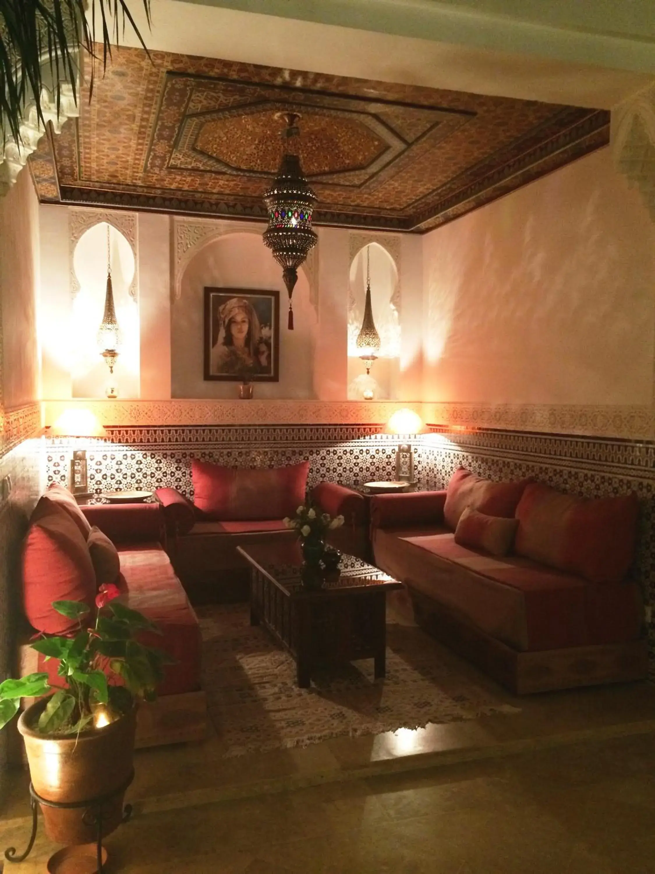 Patio, Lounge/Bar in Riad Viva