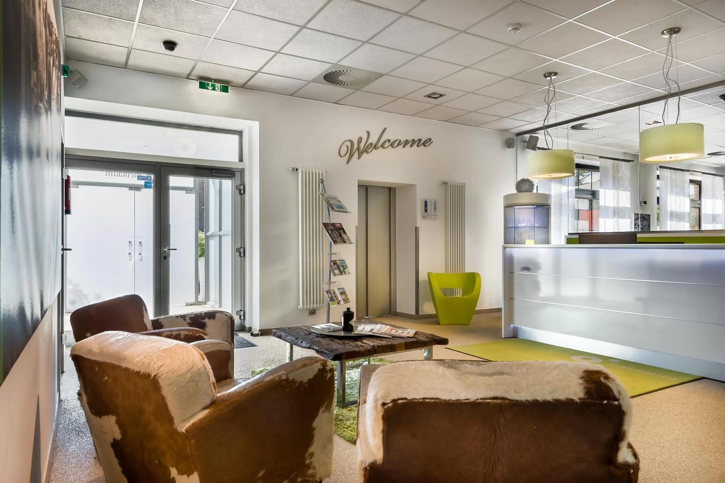 Lobby or reception in Hotel Freiraum