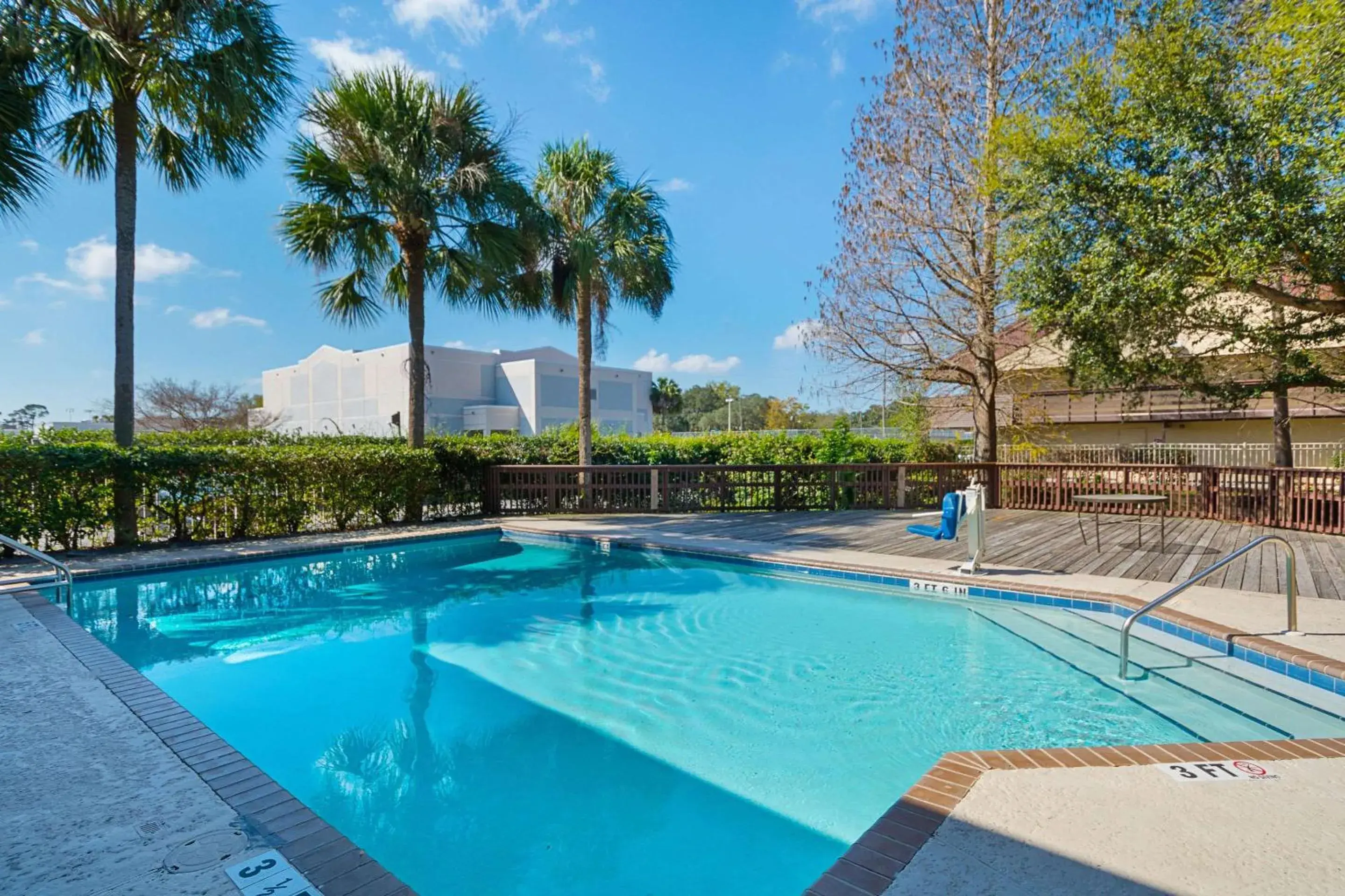 On site, Swimming Pool in Rodeway Inn Tampa near Busch Gardens-USF