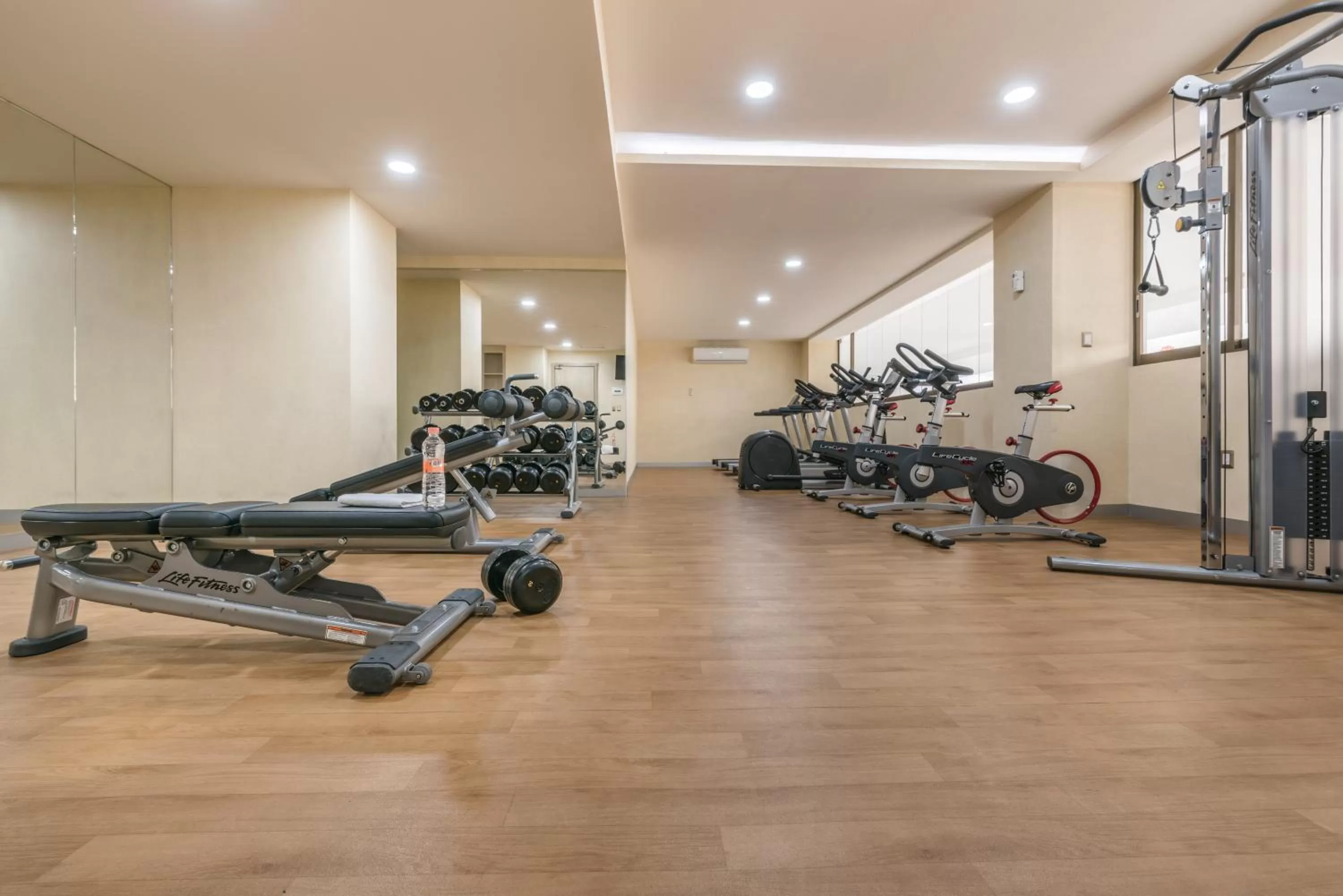Fitness centre/facilities in Suites Perisur Apartamentos Amueblados