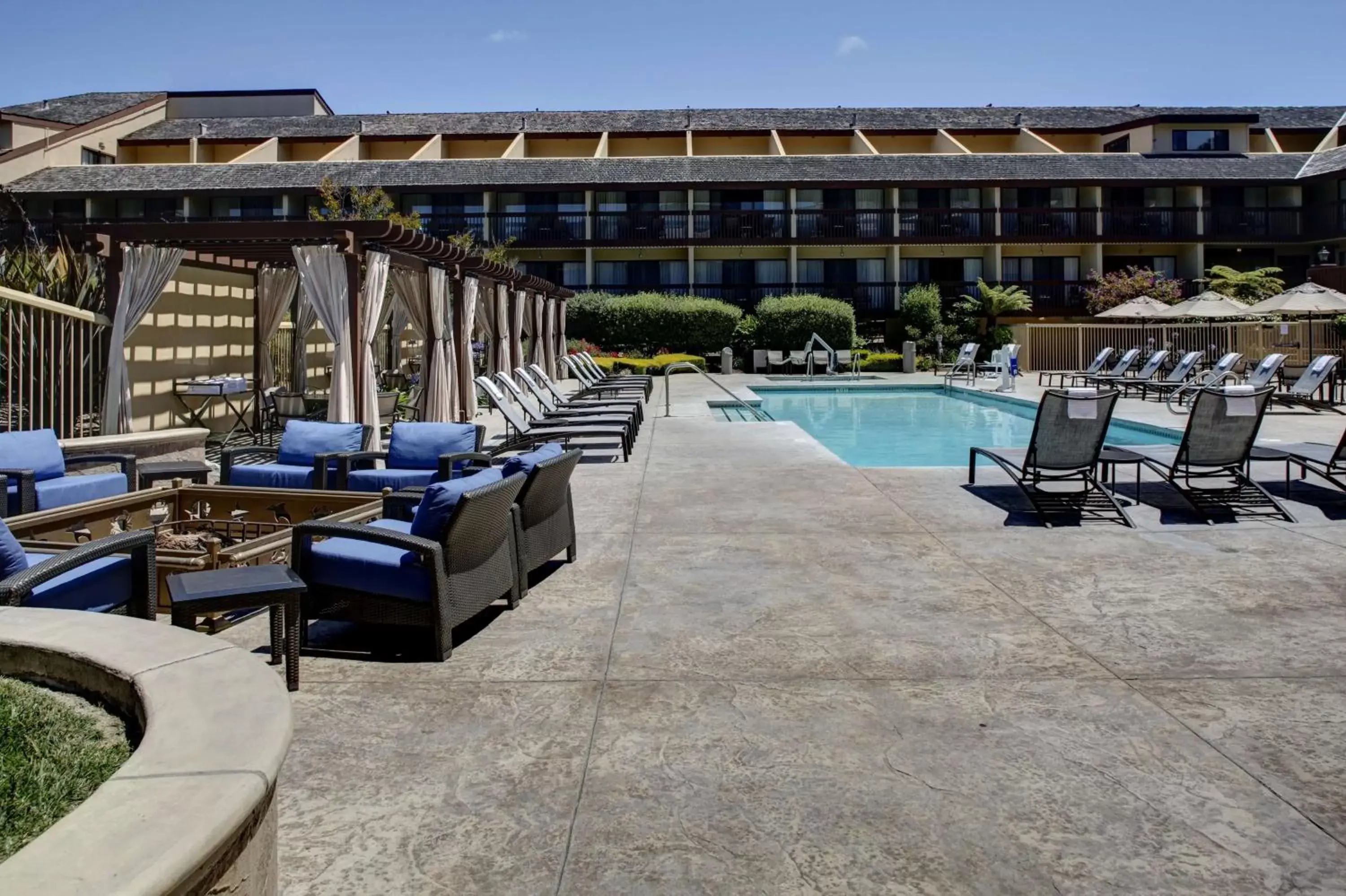 Pool view, Swimming Pool in Hilton Garden Inn Monterey
