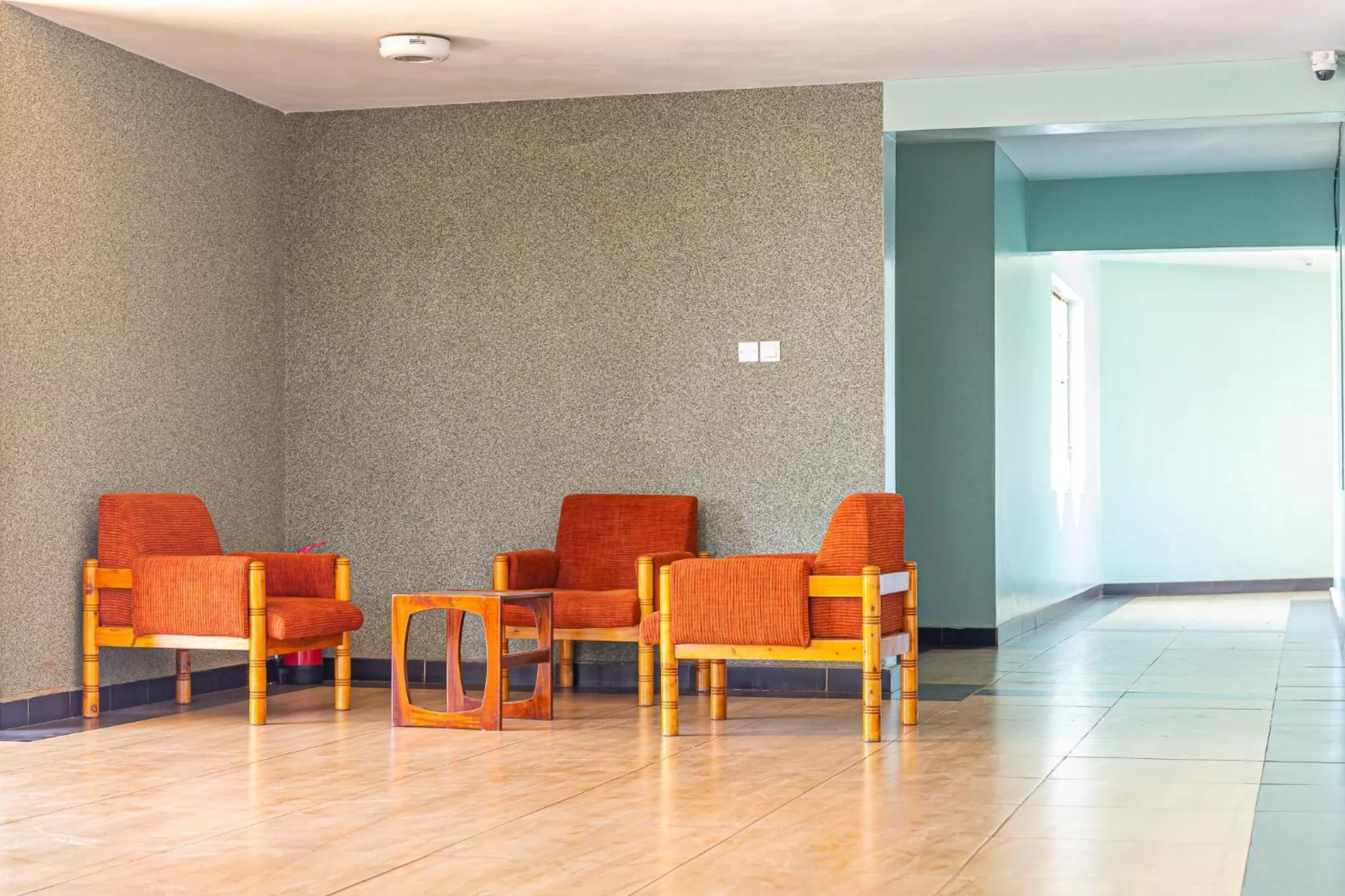 Seating area in Desmond Tutu Conference Centre