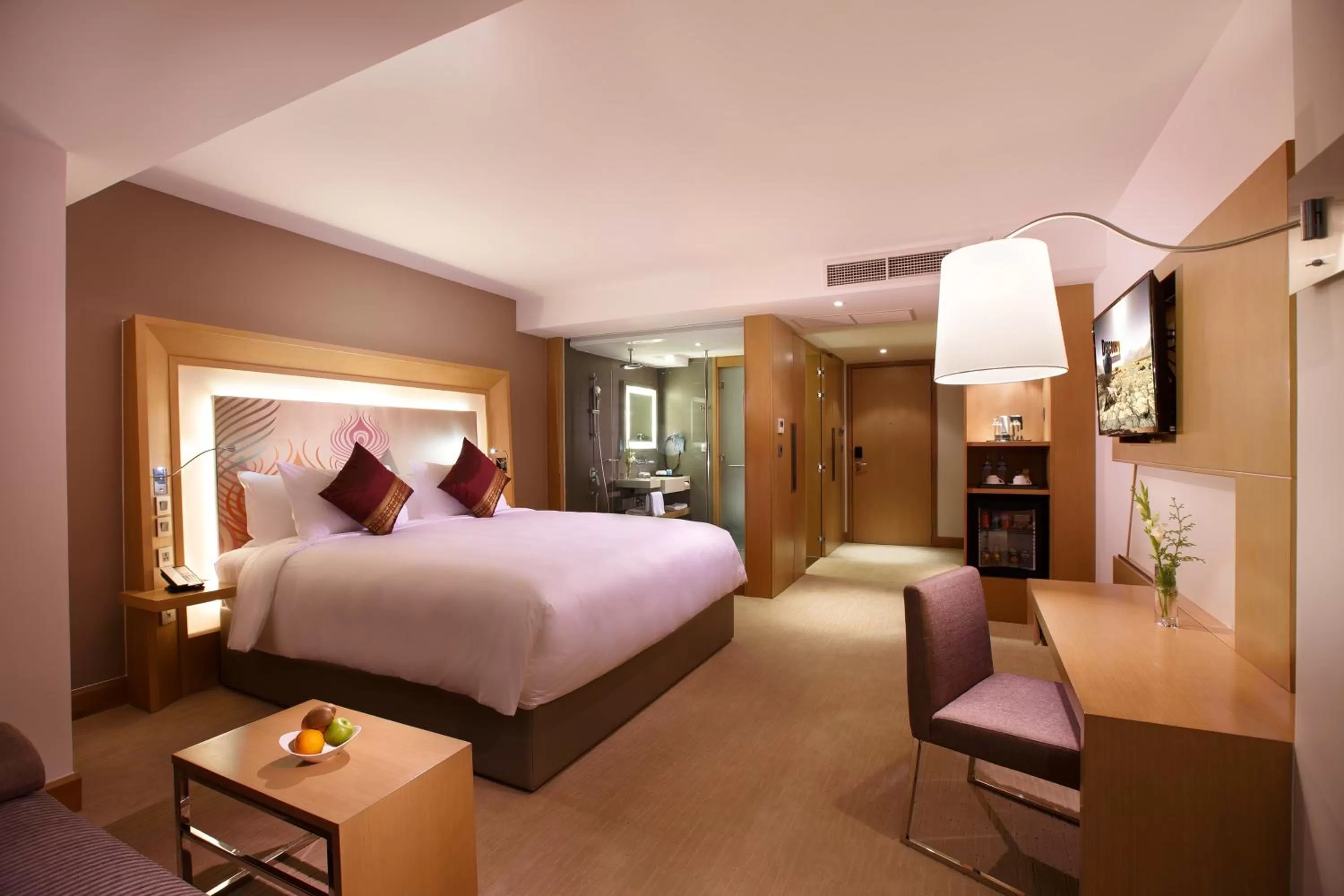 Photo of the whole room, Bed in Novotel Yangon Max