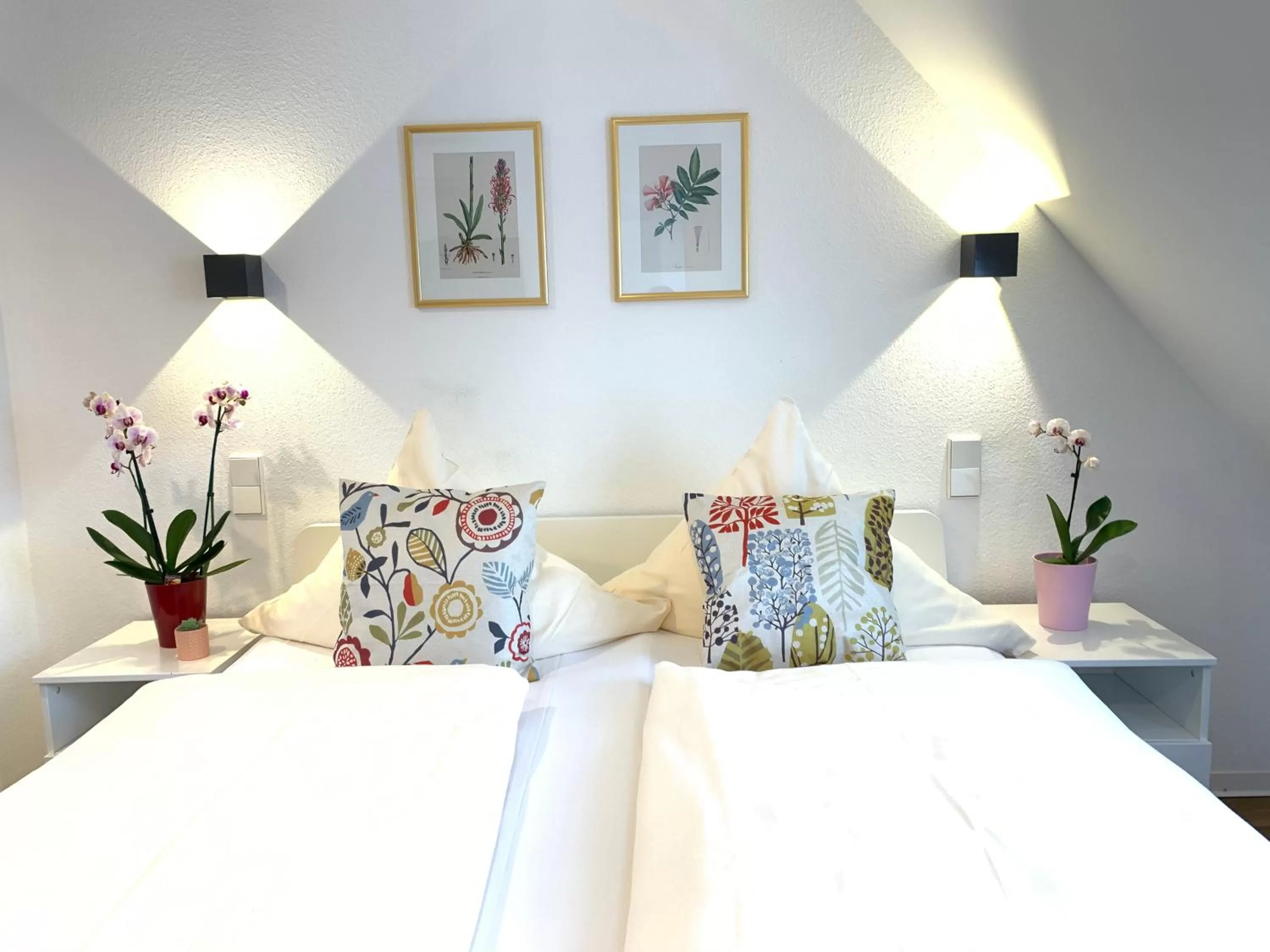 Bed in Hotel B54 Heidelberg City