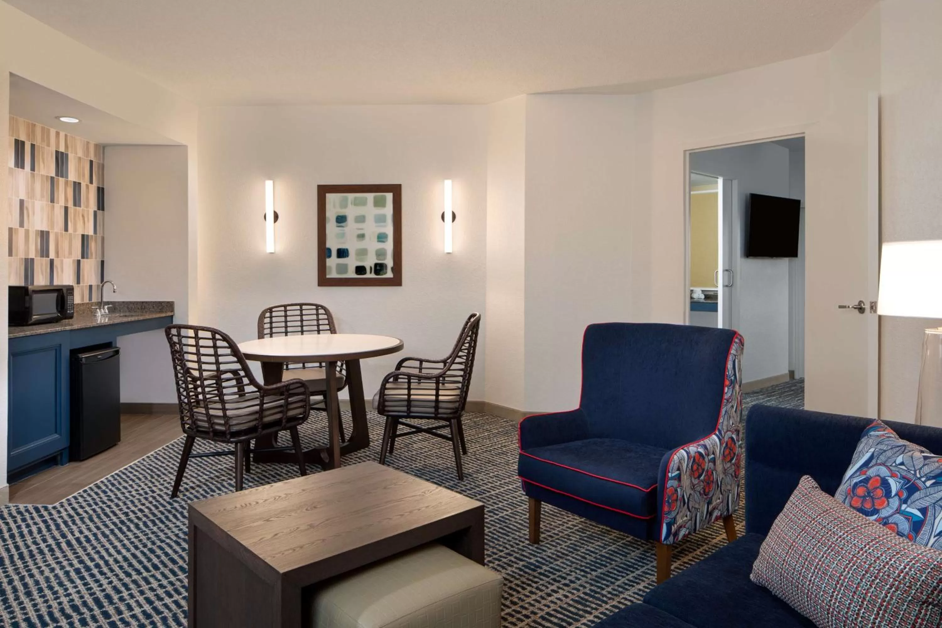 Living room in DoubleTree Suites by Hilton Orlando at Disney Springs