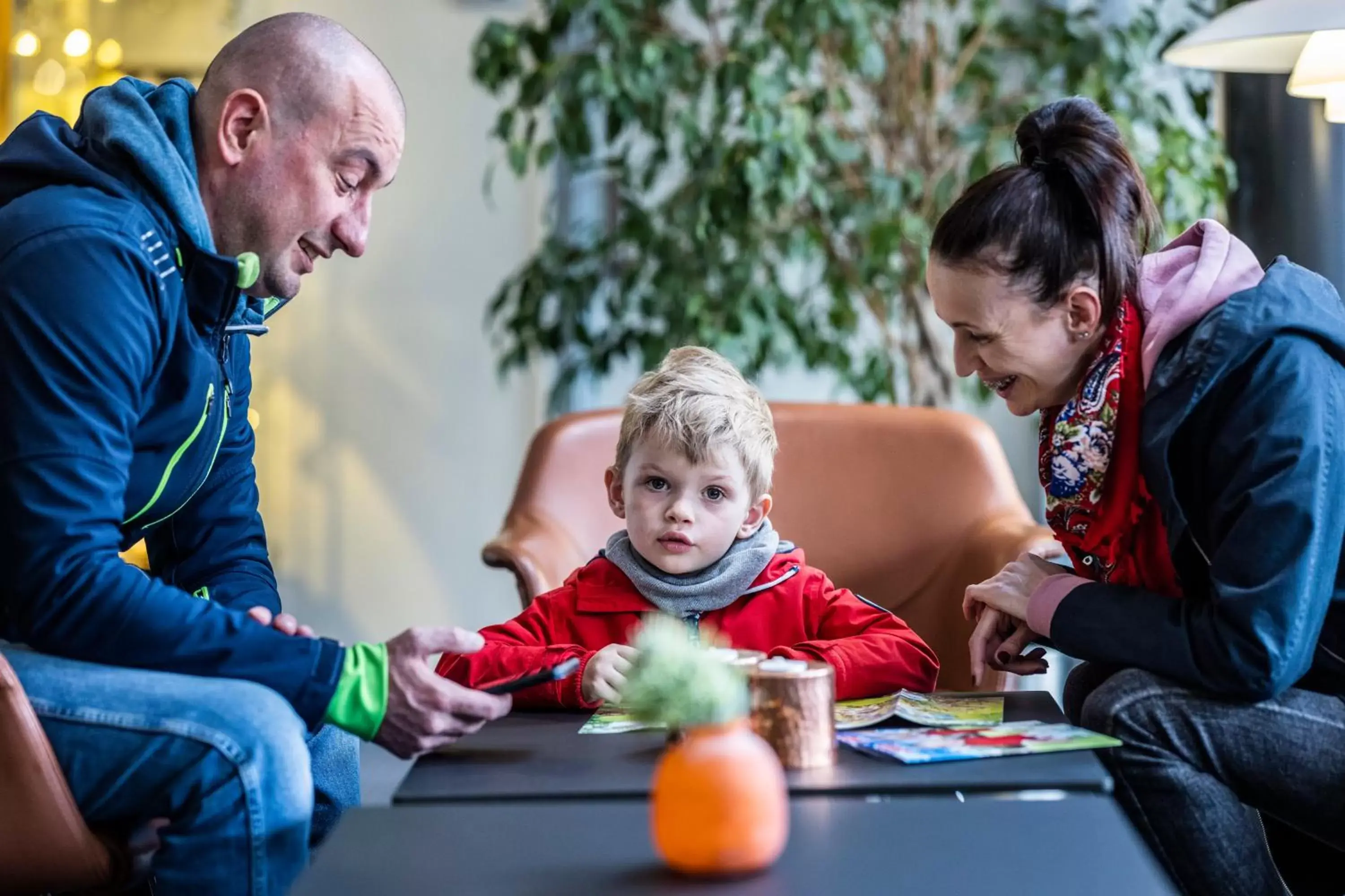 Lobby or reception, Family in The Lodge Billund