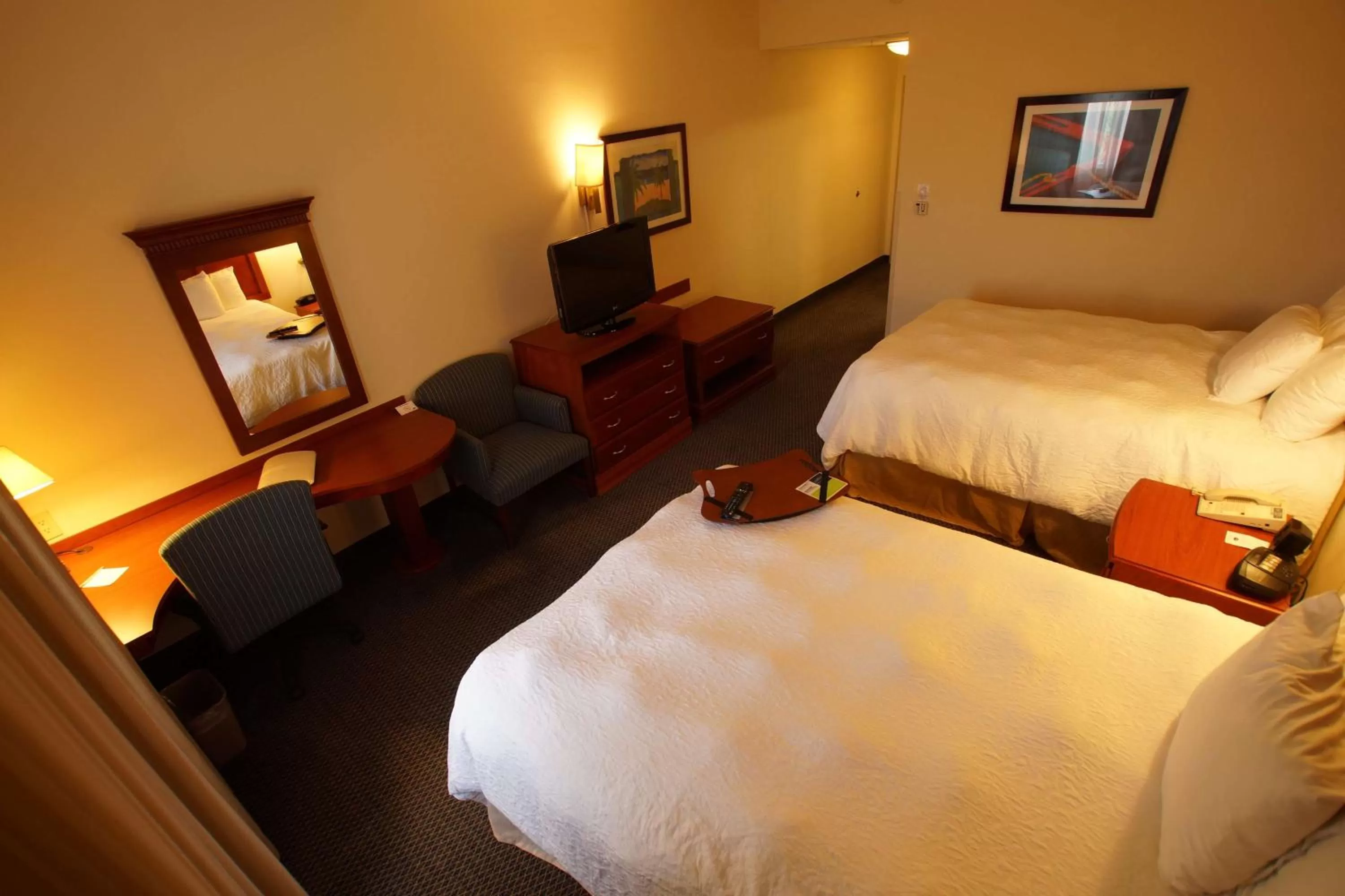 Bed in Hampton Inn Tampico Airport