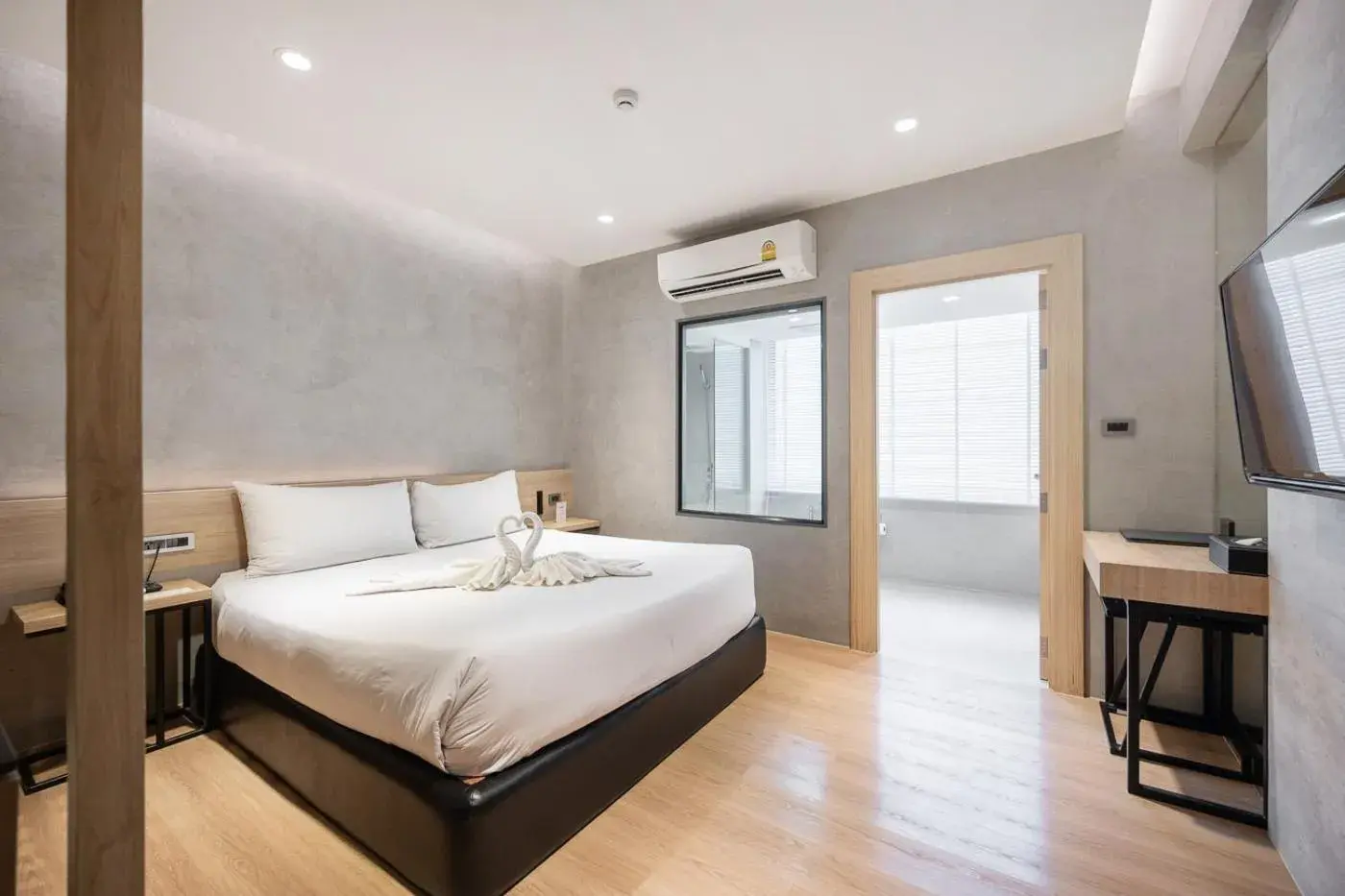 Bedroom, Bed in Loft Bangkok Hotel - SHA Extra Plus