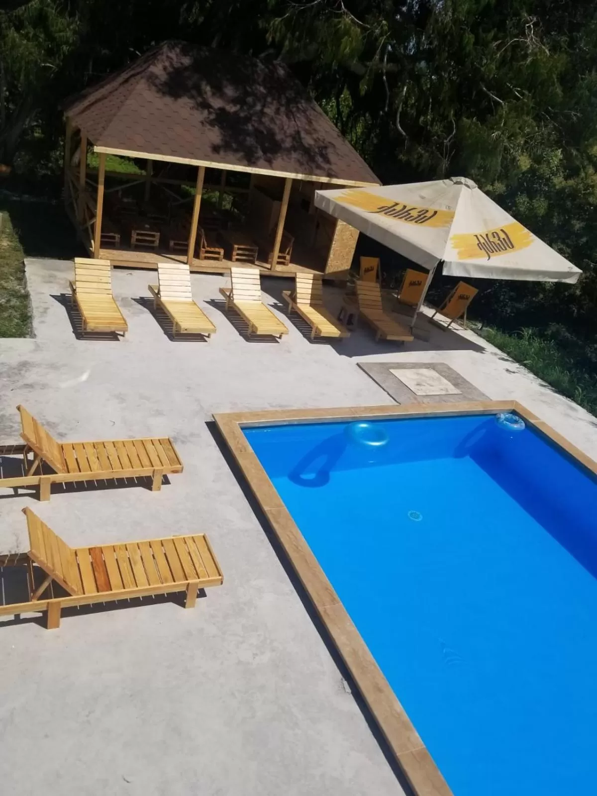 Pool view in Vita Gardenia Hotel Tskaltubo