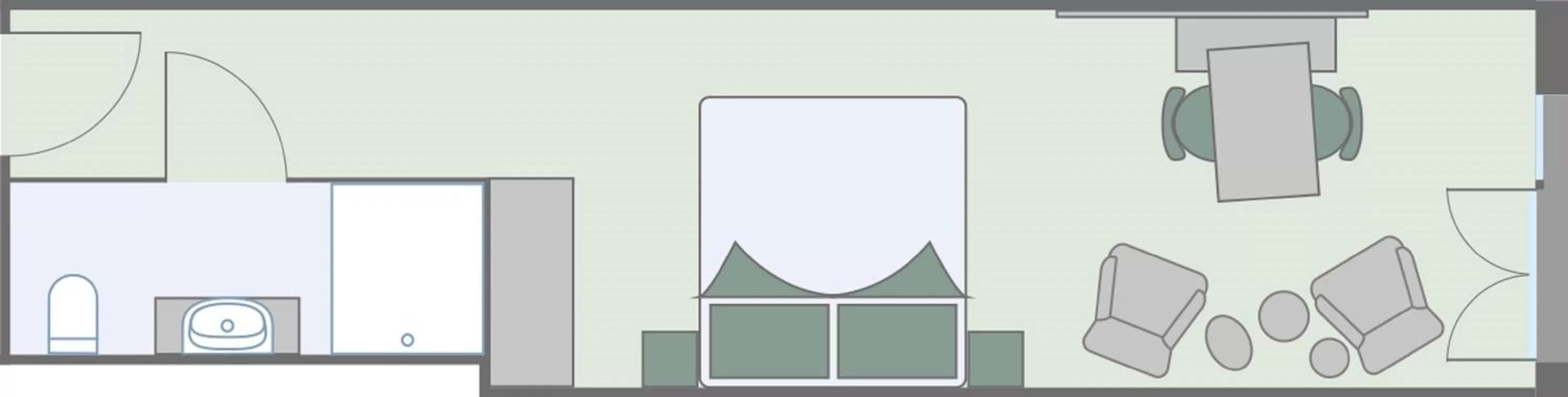 Photo of the whole room in Weberei Bendix Hotel & Appartements