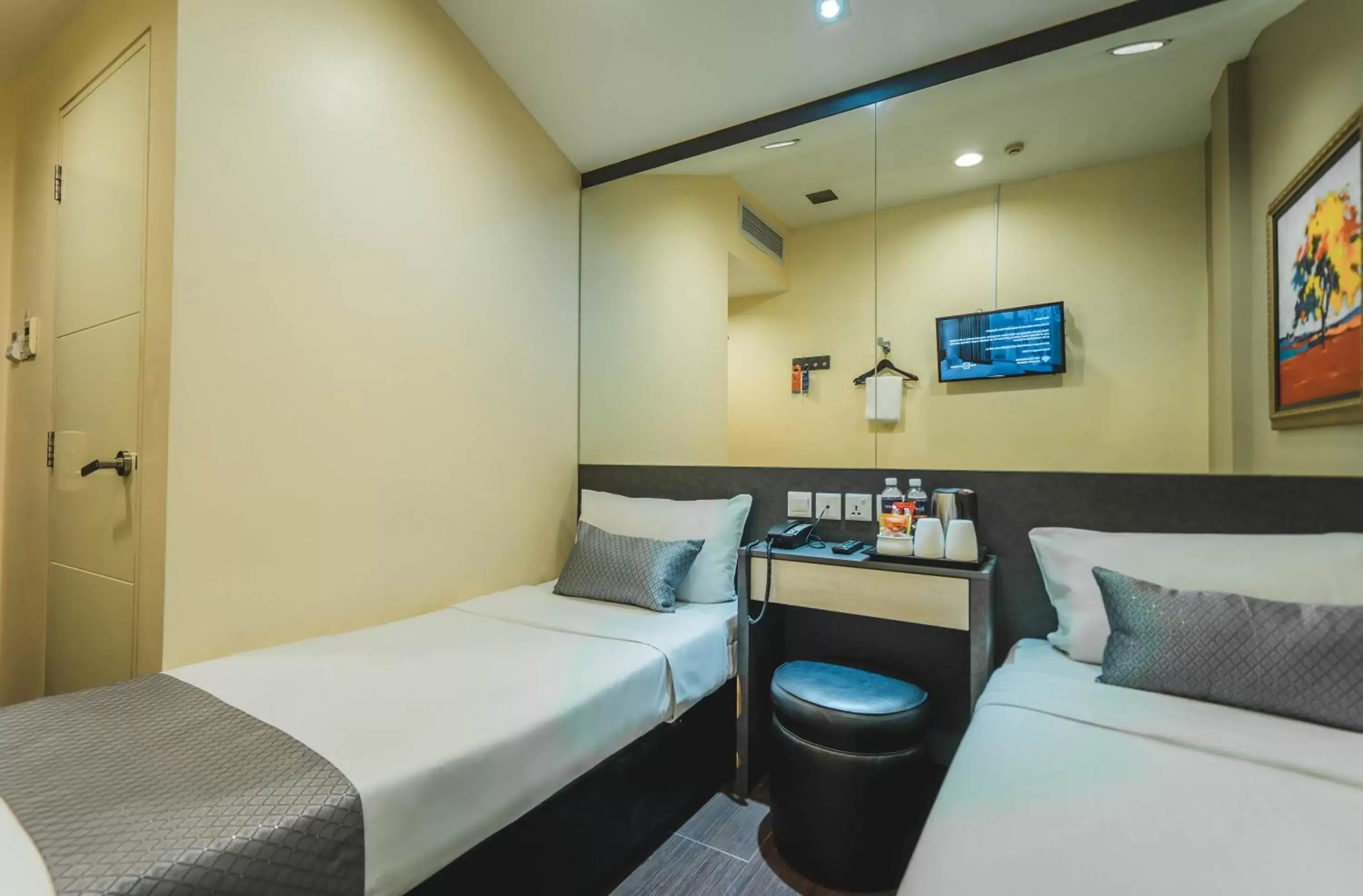 Bed in Value Hotel Nice Bed in Value Hotel Nice