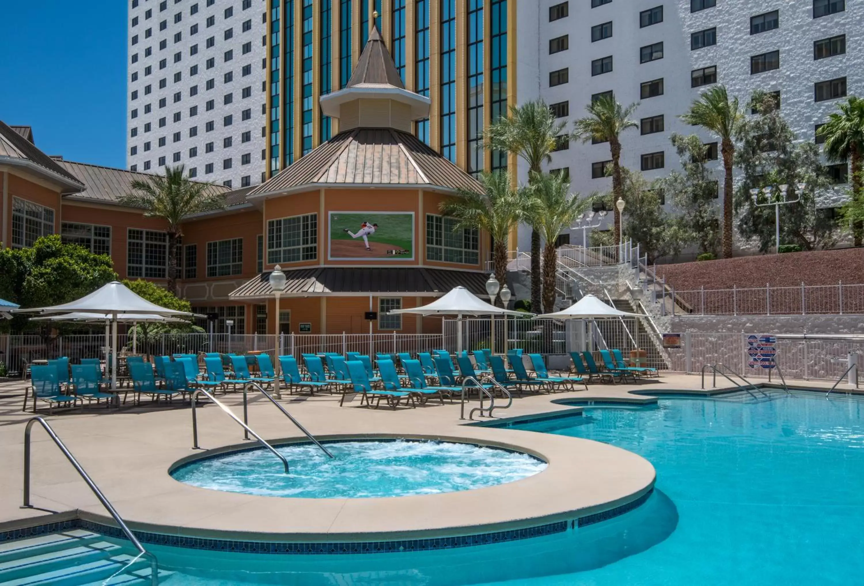 Swimming pool in Tropicana Laughlin, A Caesars Destination Swimming pool in Tropicana Laughlin, A Caesars Destination