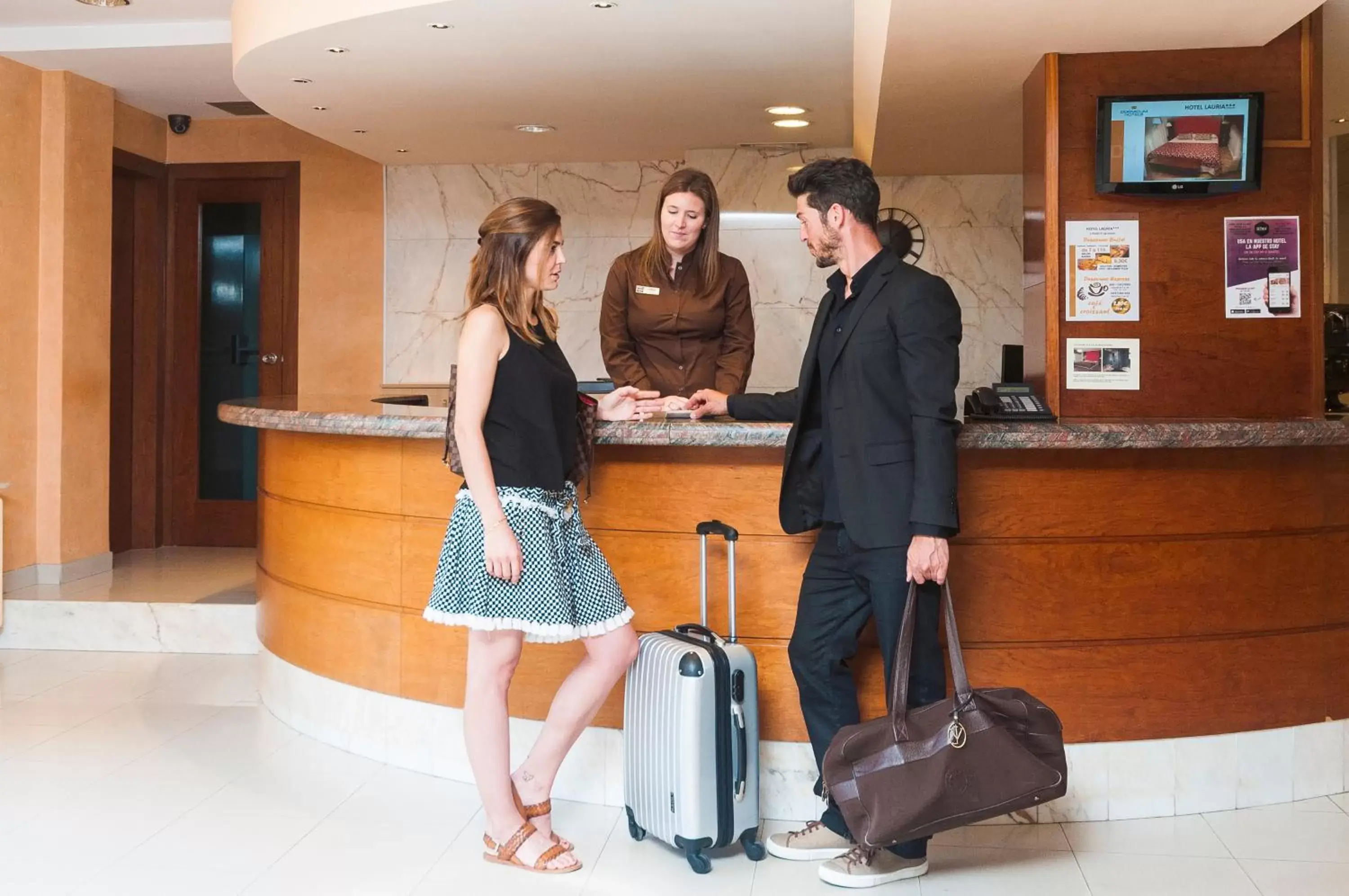 Lobby or reception in Hotel Lauria