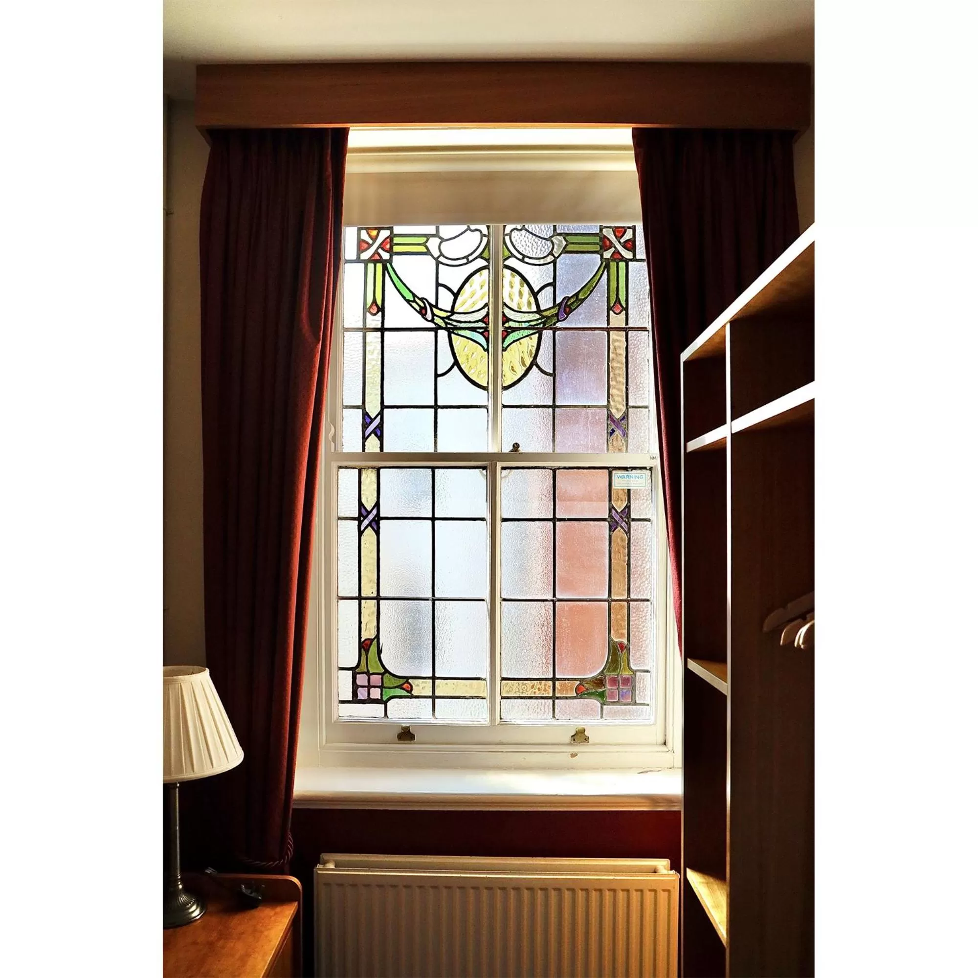 Decorative detail, View in Queens Hotel