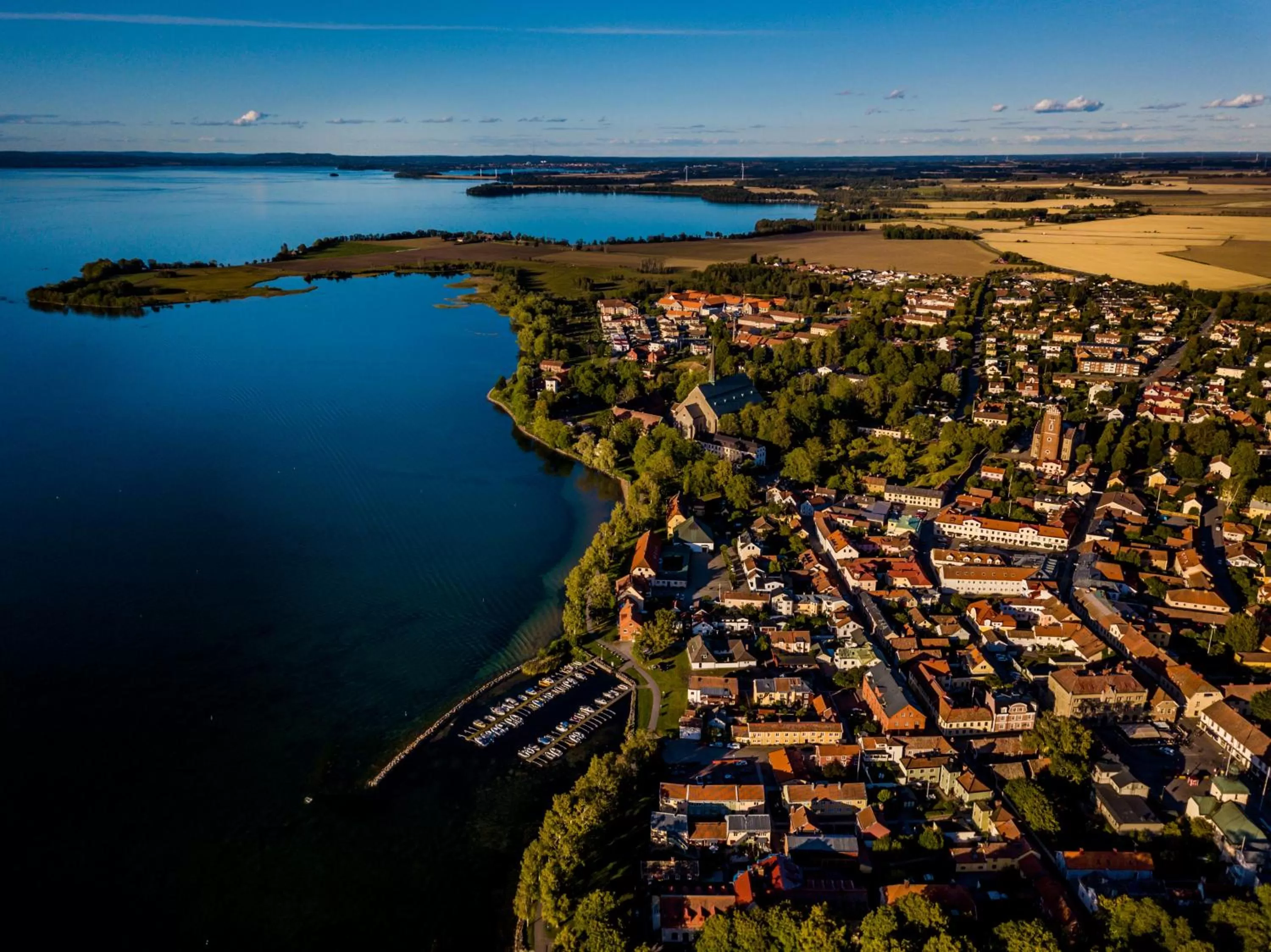 Bird's eye view in Vadstena Klosterhotell Konferens & Spa