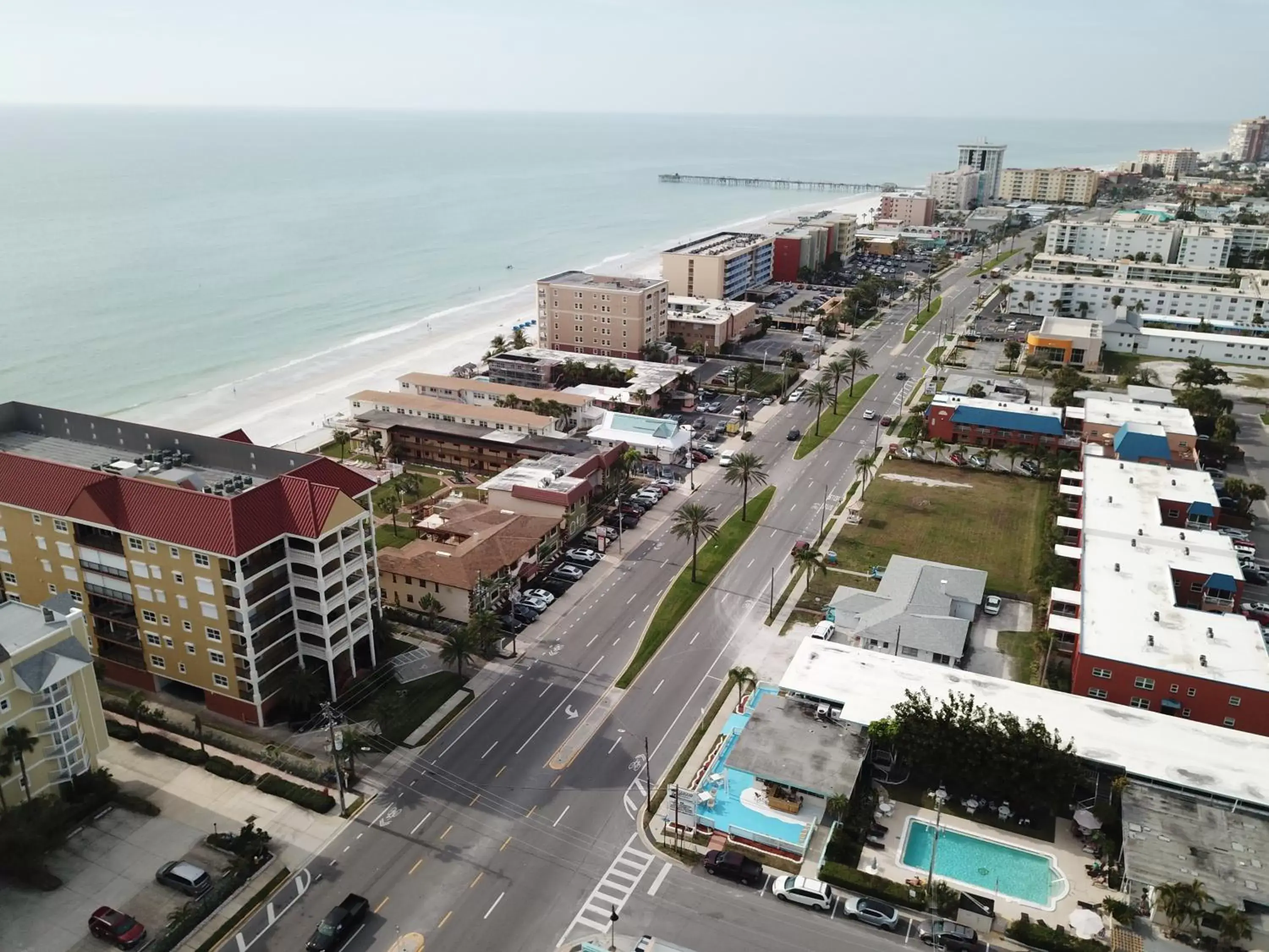 Bird's eye view, Bird's-eye View in Malibu Resort Motel