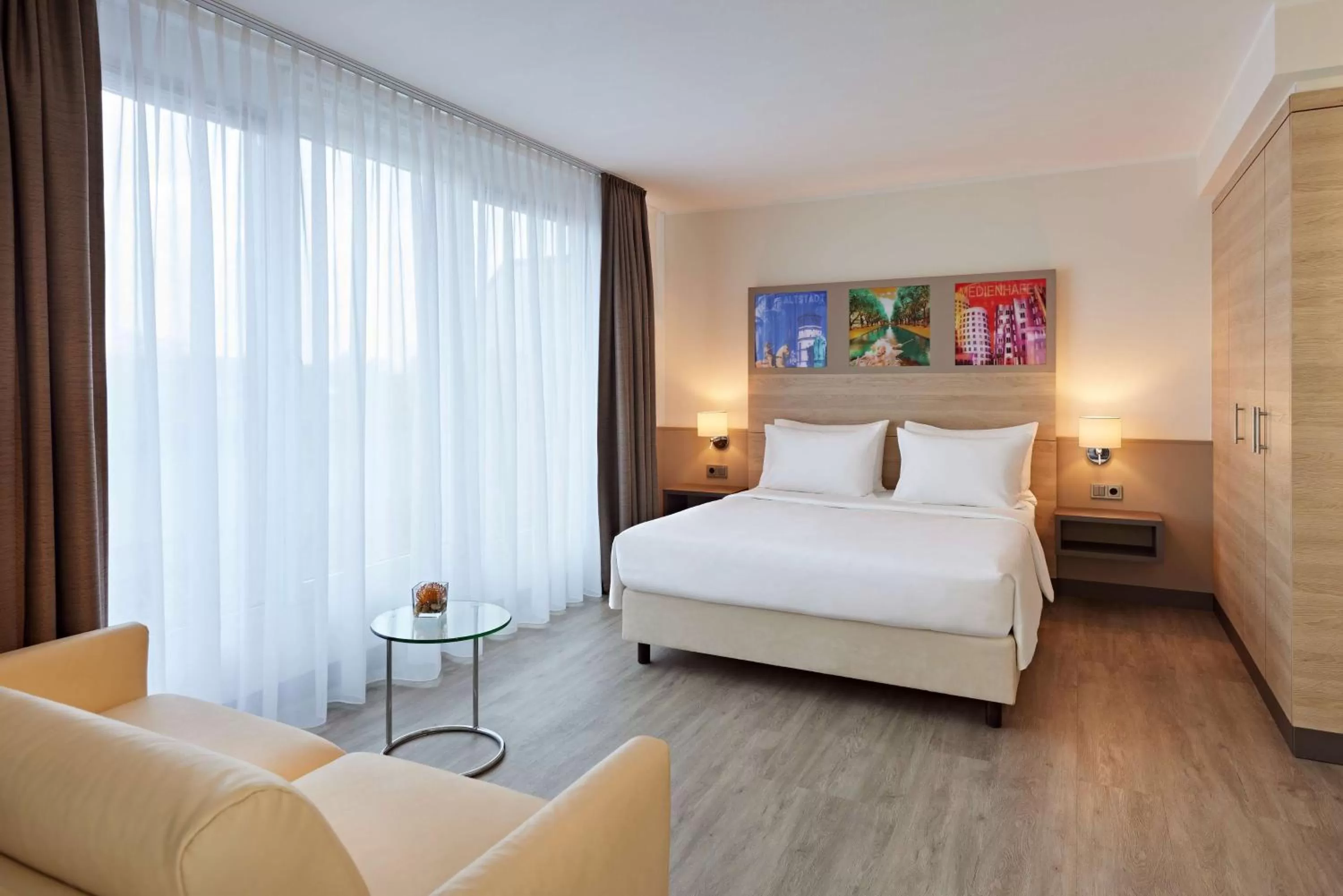 Photo of the whole room, Bed in Lindner Hotel Dusseldorf Airport, part of JdV by Hyatt