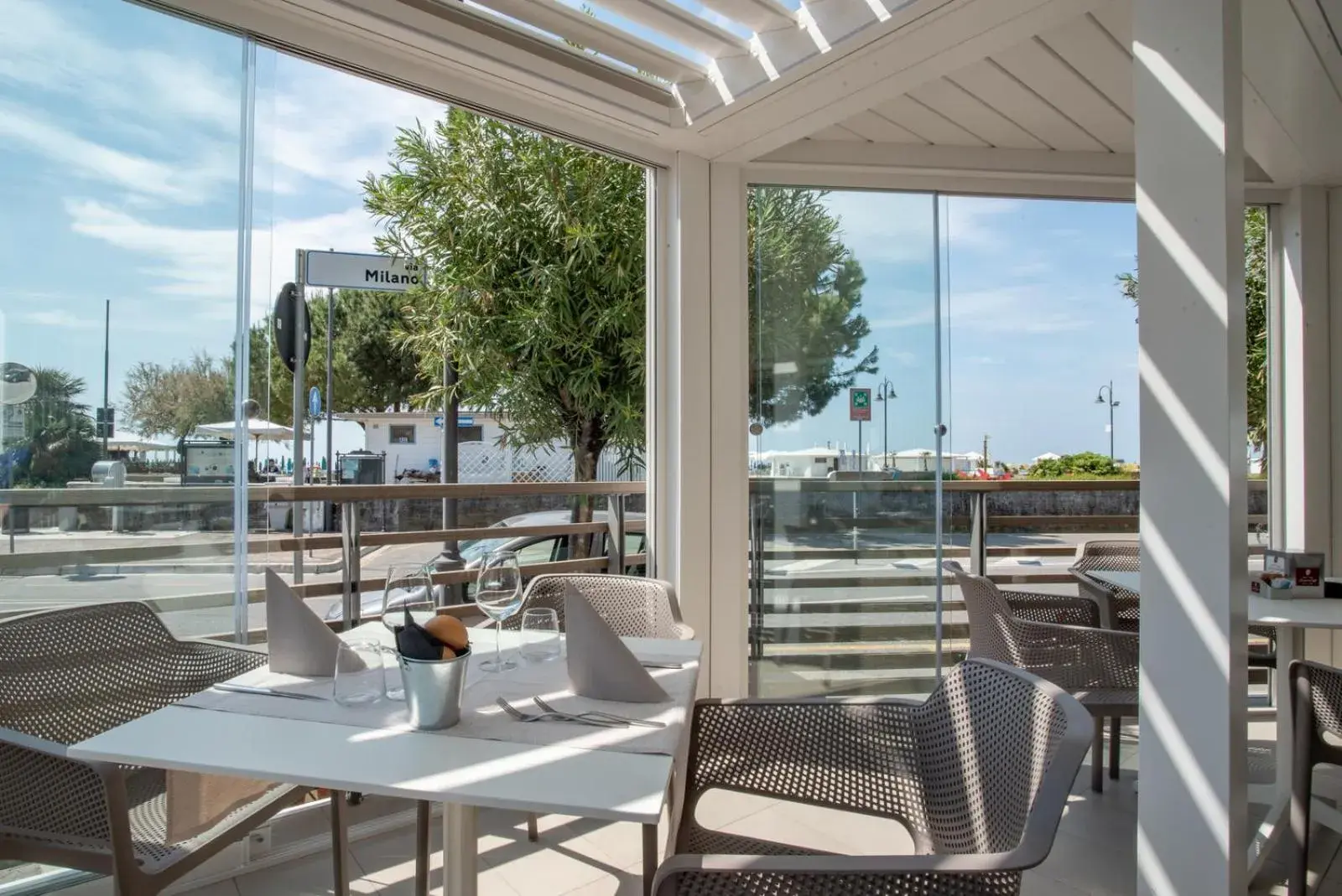 Balcony/Terrace, Restaurant/Places to Eat in Hotel Sirenetta