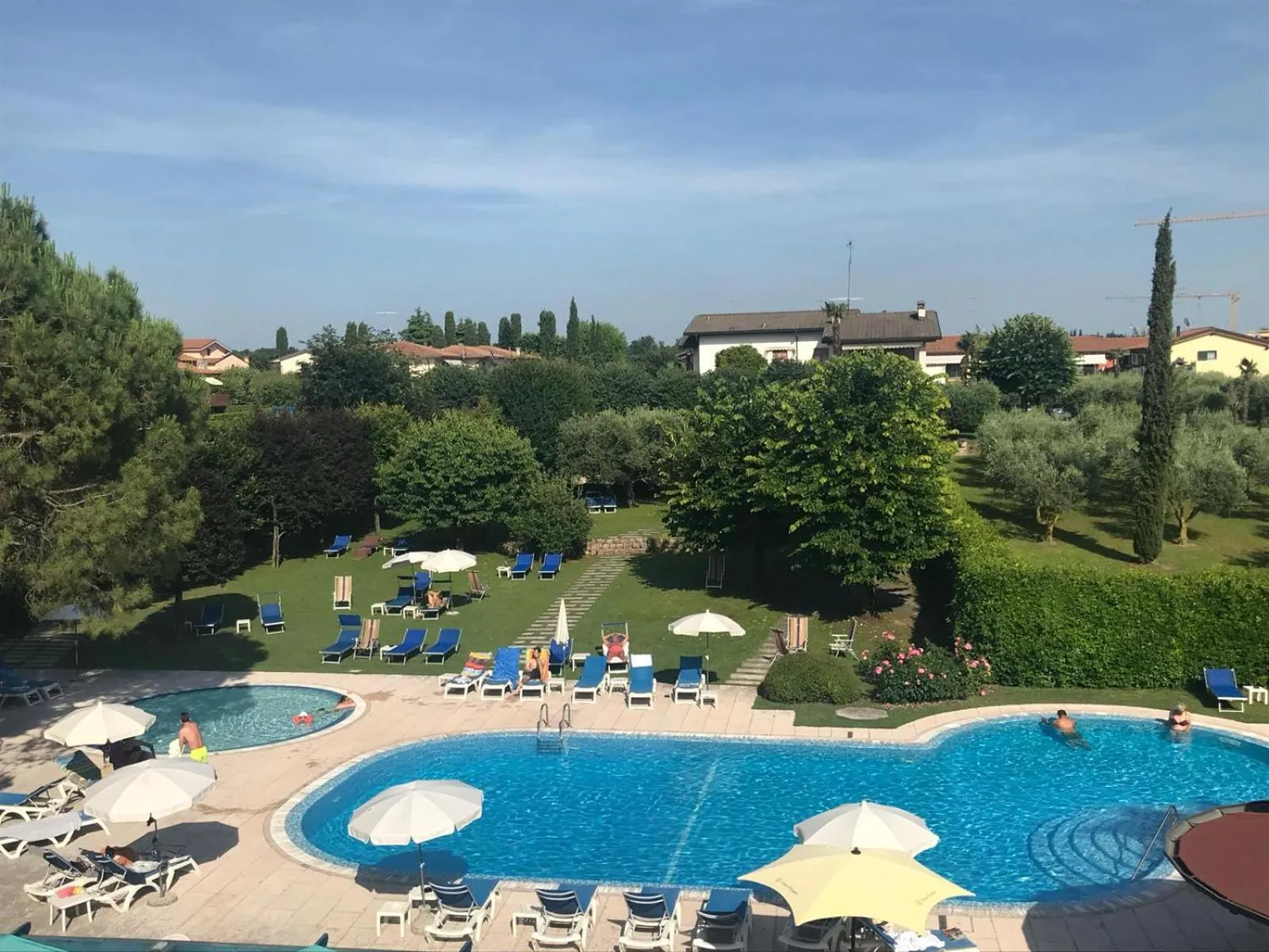 Pool view in Parc Hotel Casa Mia