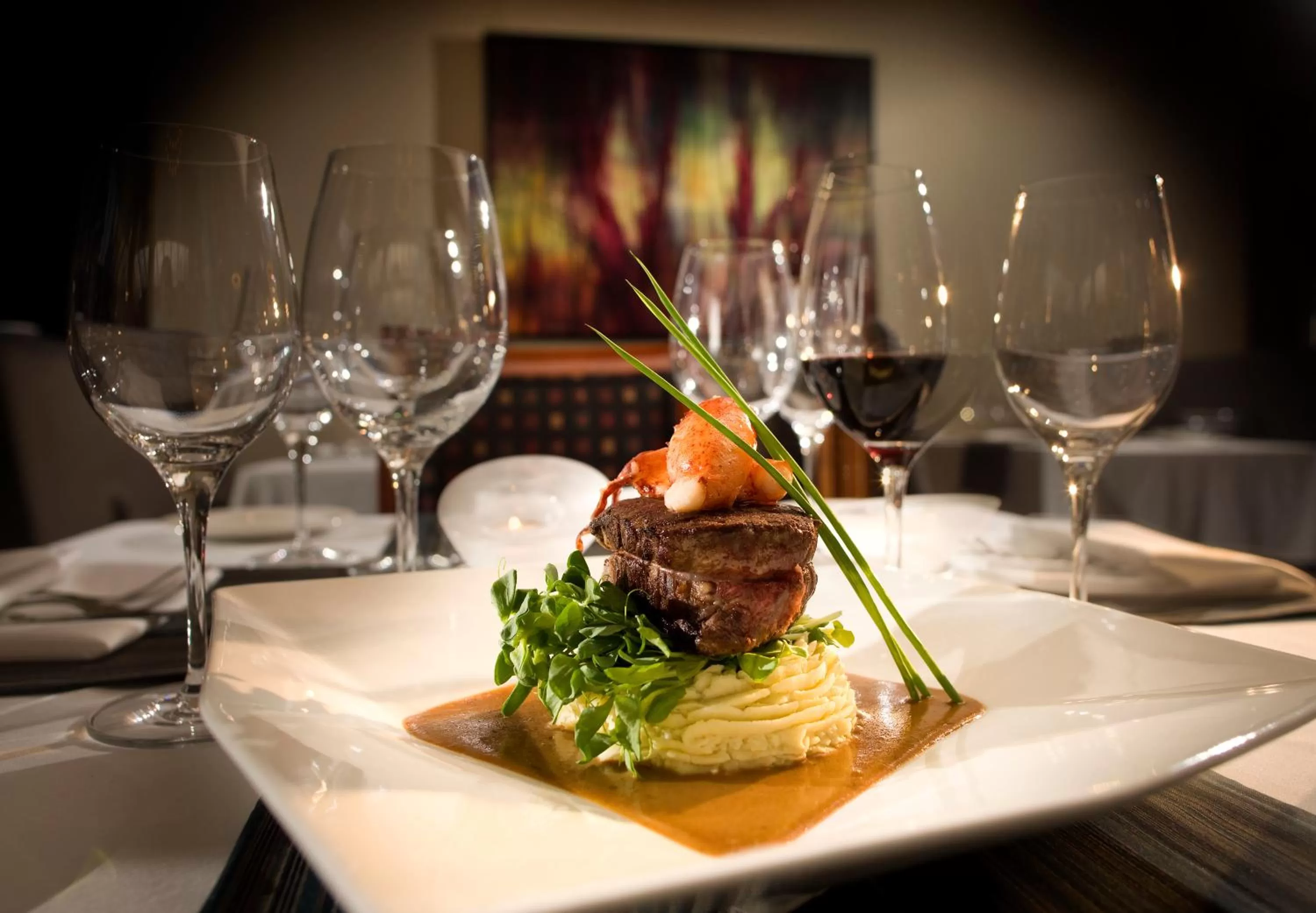 Food close-up in Executive Hotel Vancouver Airport