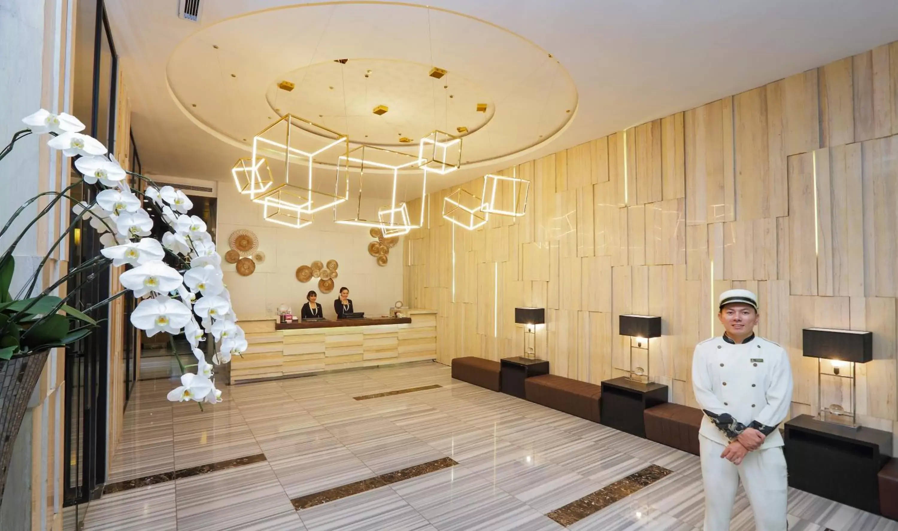 Lobby or reception in A&EM Saigon Hotel Lobby or reception in A&EM Saigon Hotel