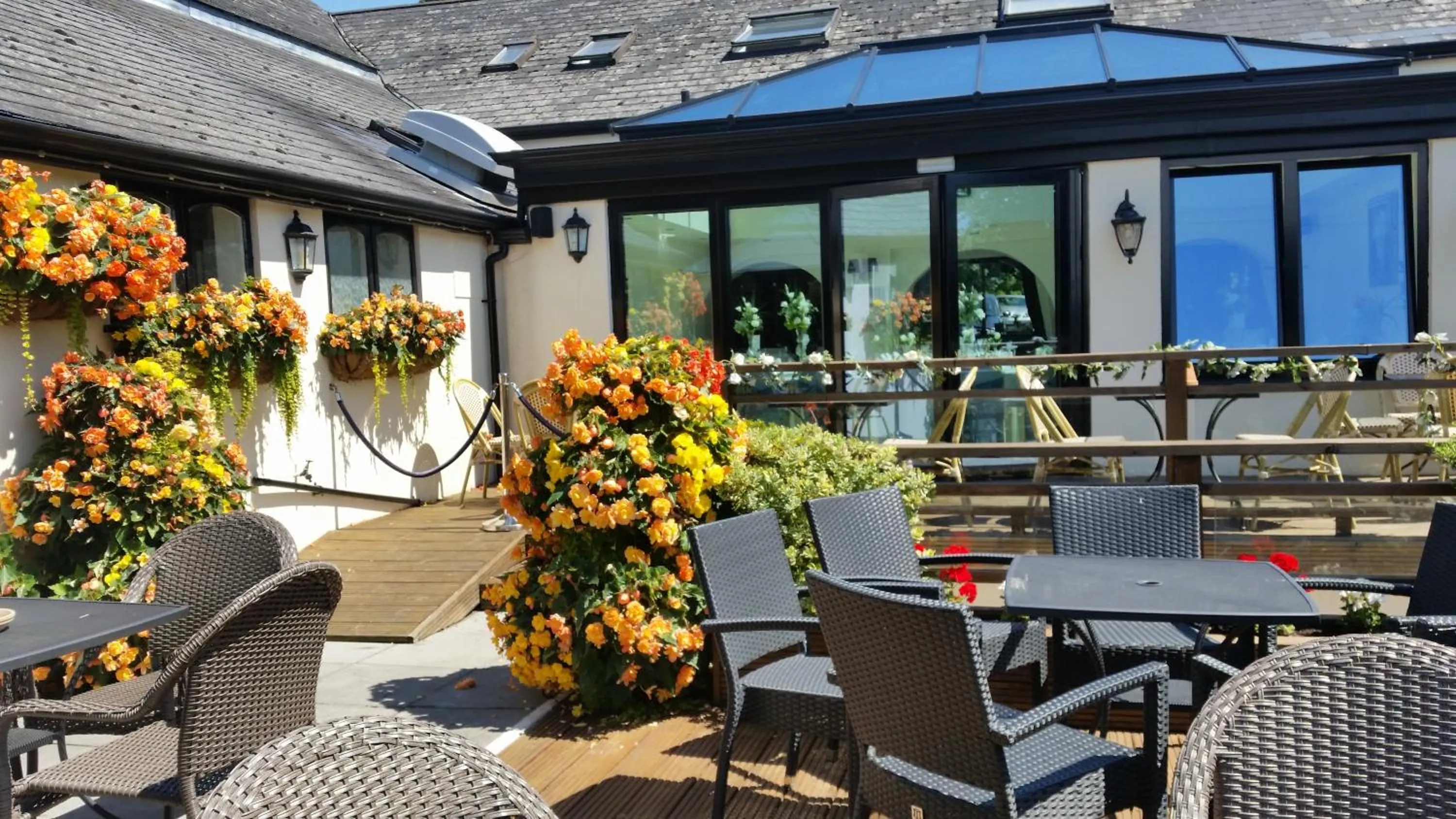 Balcony/Terrace in The Old Barn Inn