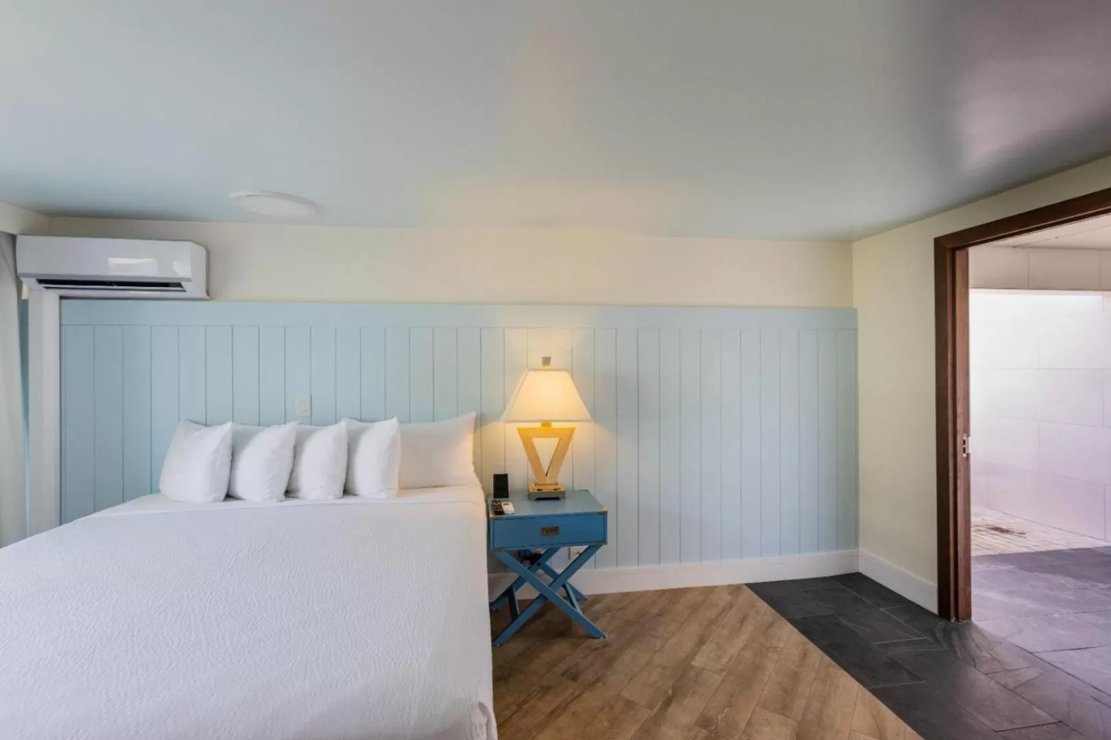 Bed in Hotel La Croix