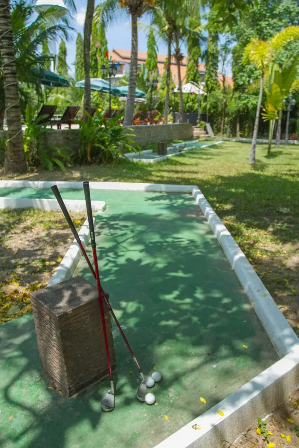 Minigolf in Oasis Garden & Pool Villa at VIP Resort