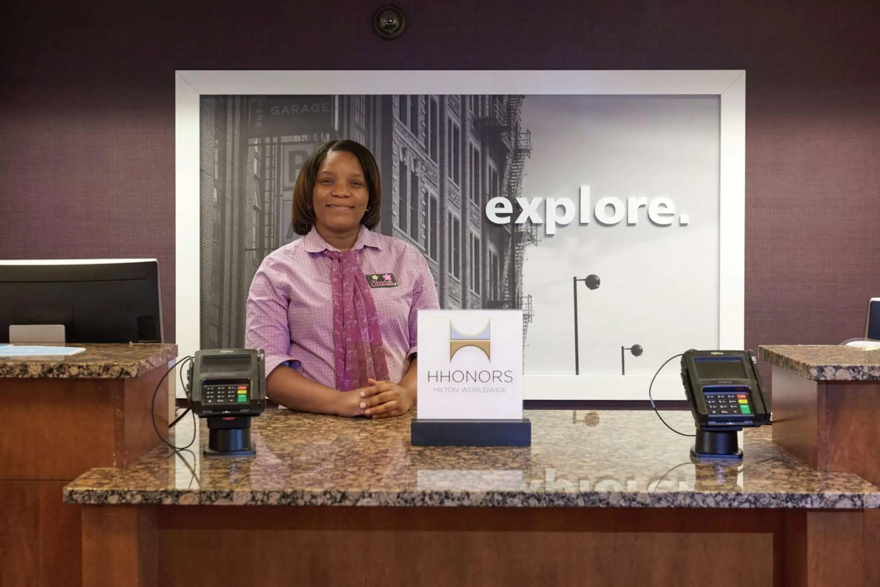 Lobby or reception in Hampton Inn Massillon