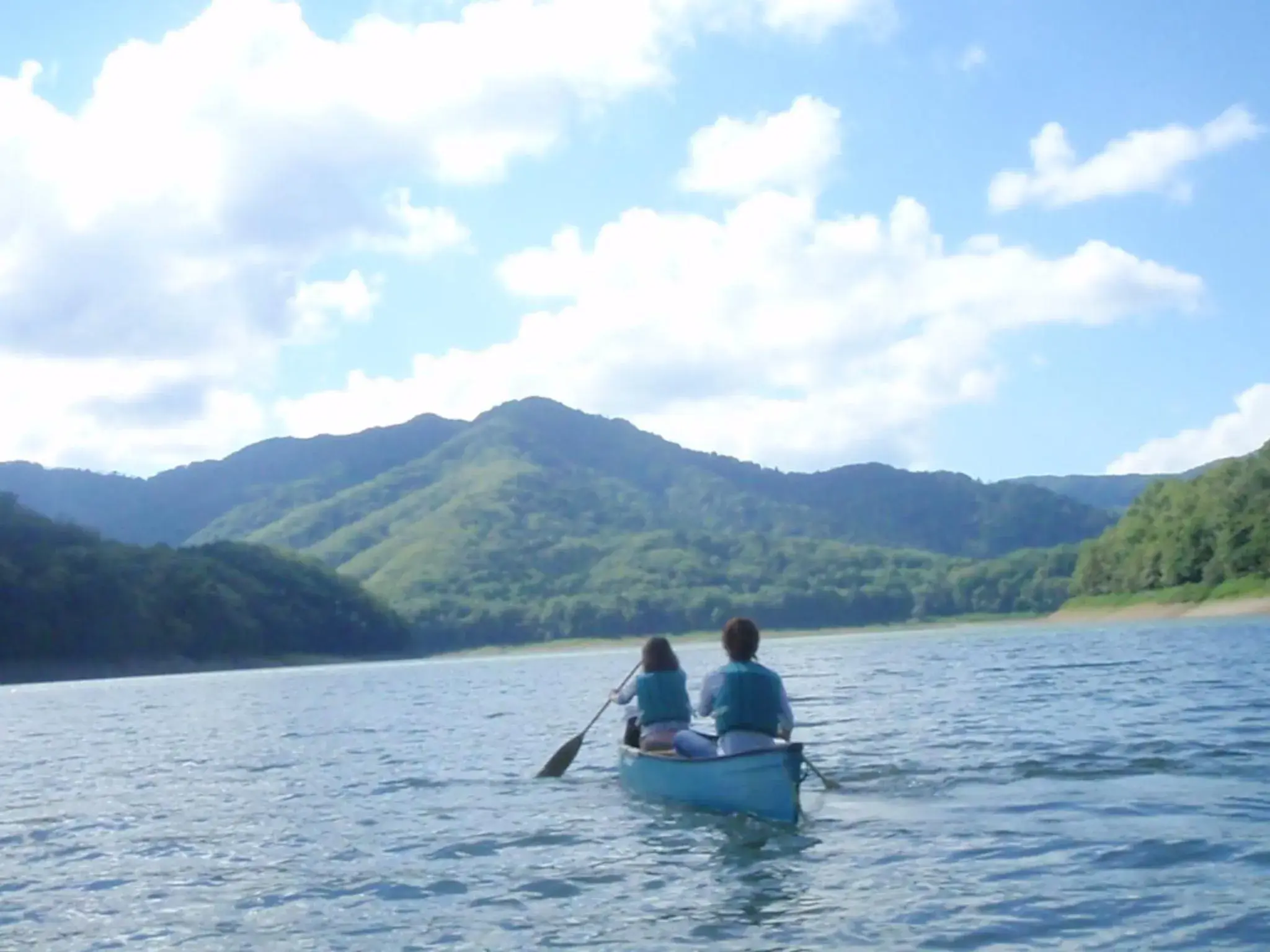 Canoeing in Pension Hoshi Ni Negaiwo