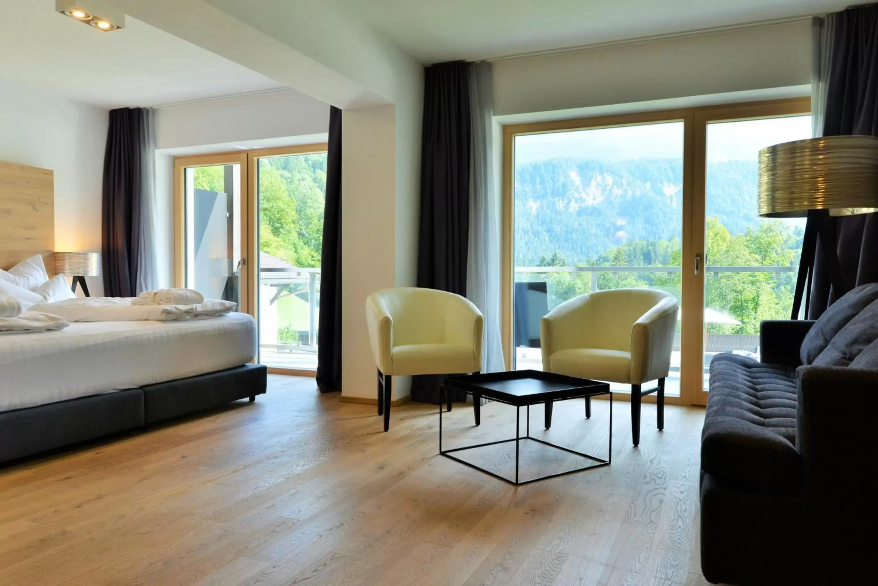 Junior Suite with Panoramic View and Balcony  in Das Graseck - mountain hideaway & health care