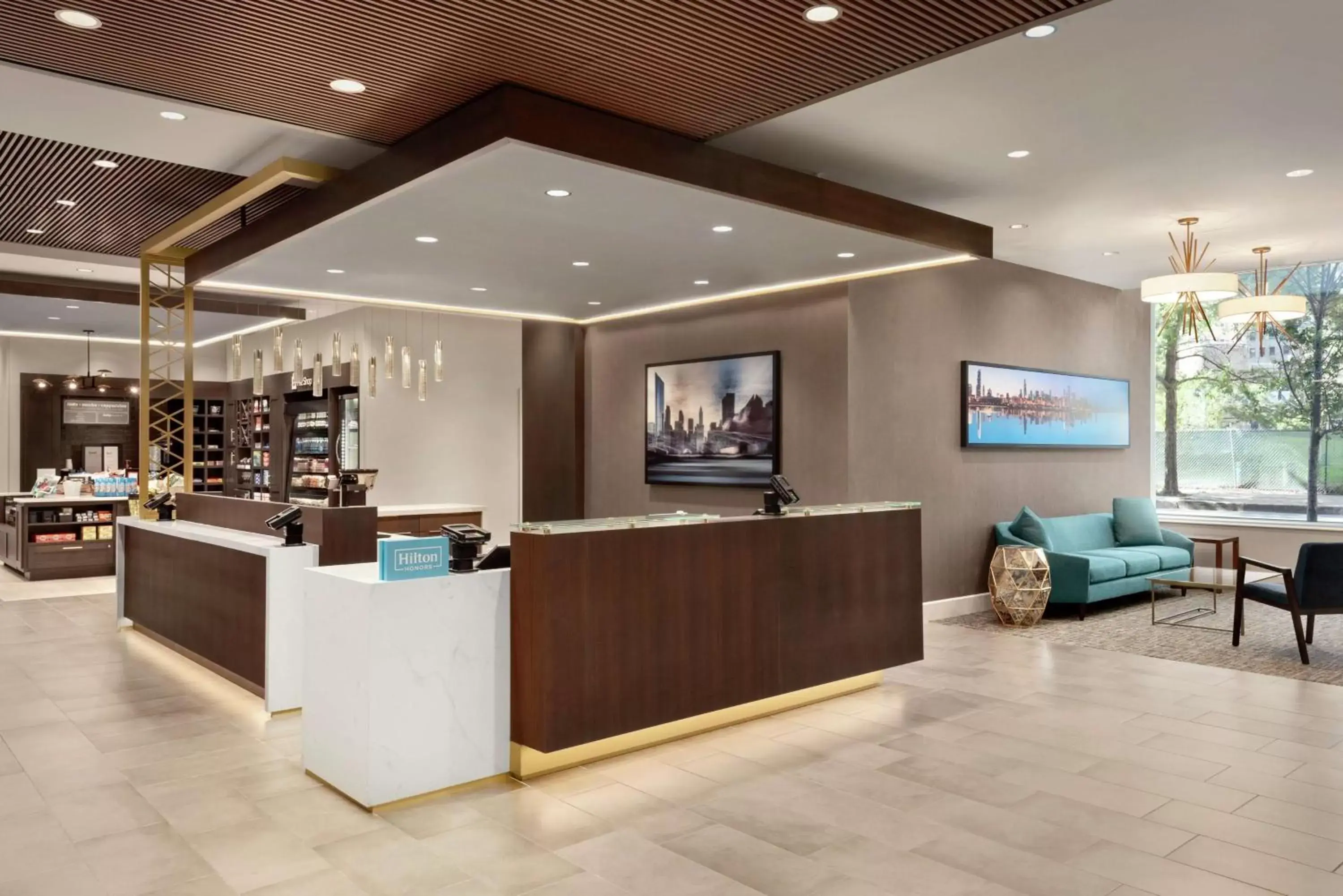 Lobby or reception, Lobby/Reception in Hilton Garden Inn Chicago Downtown South Loop