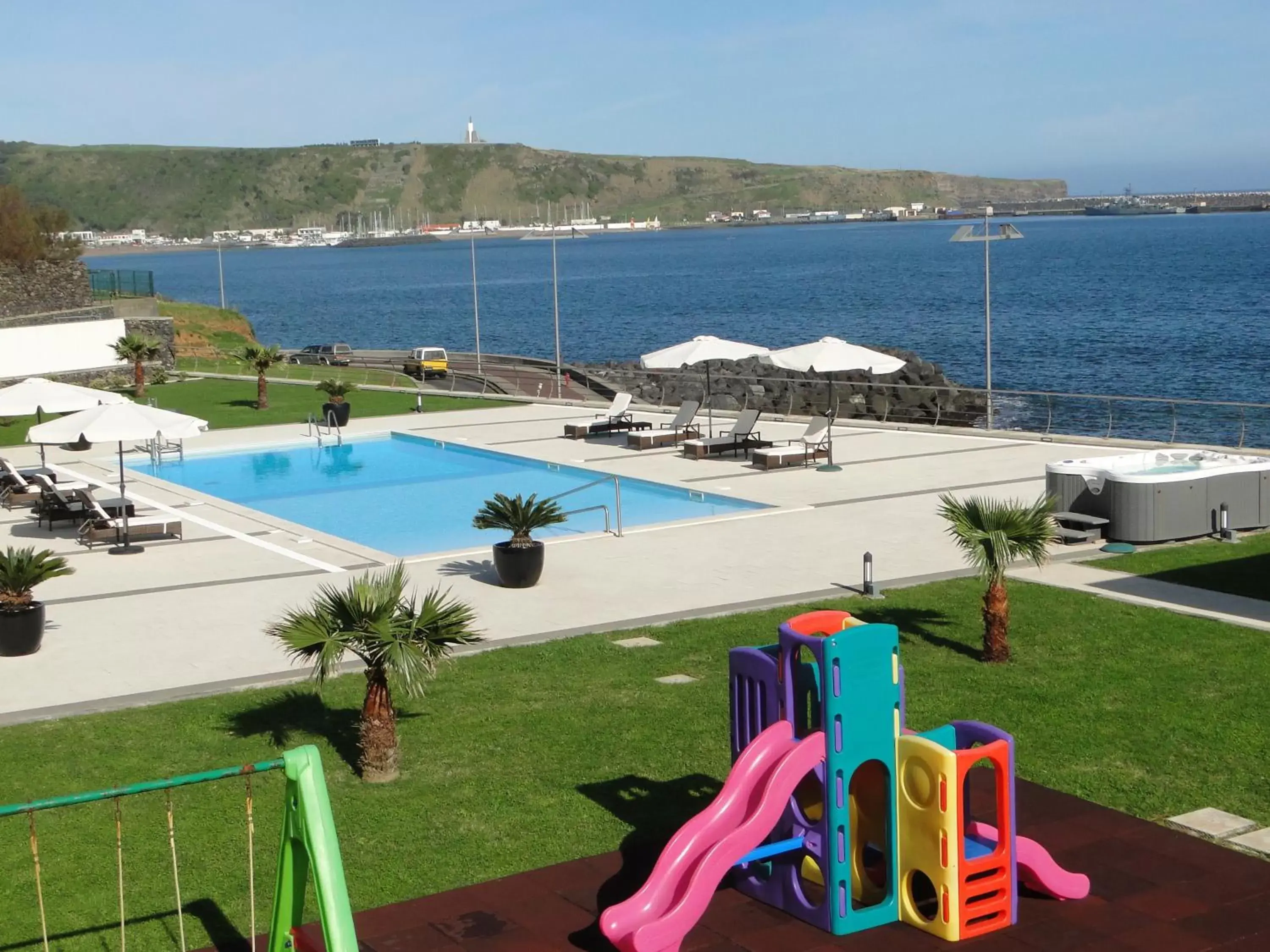 Children play ground, Pool View in Atlantida Mar Hotel