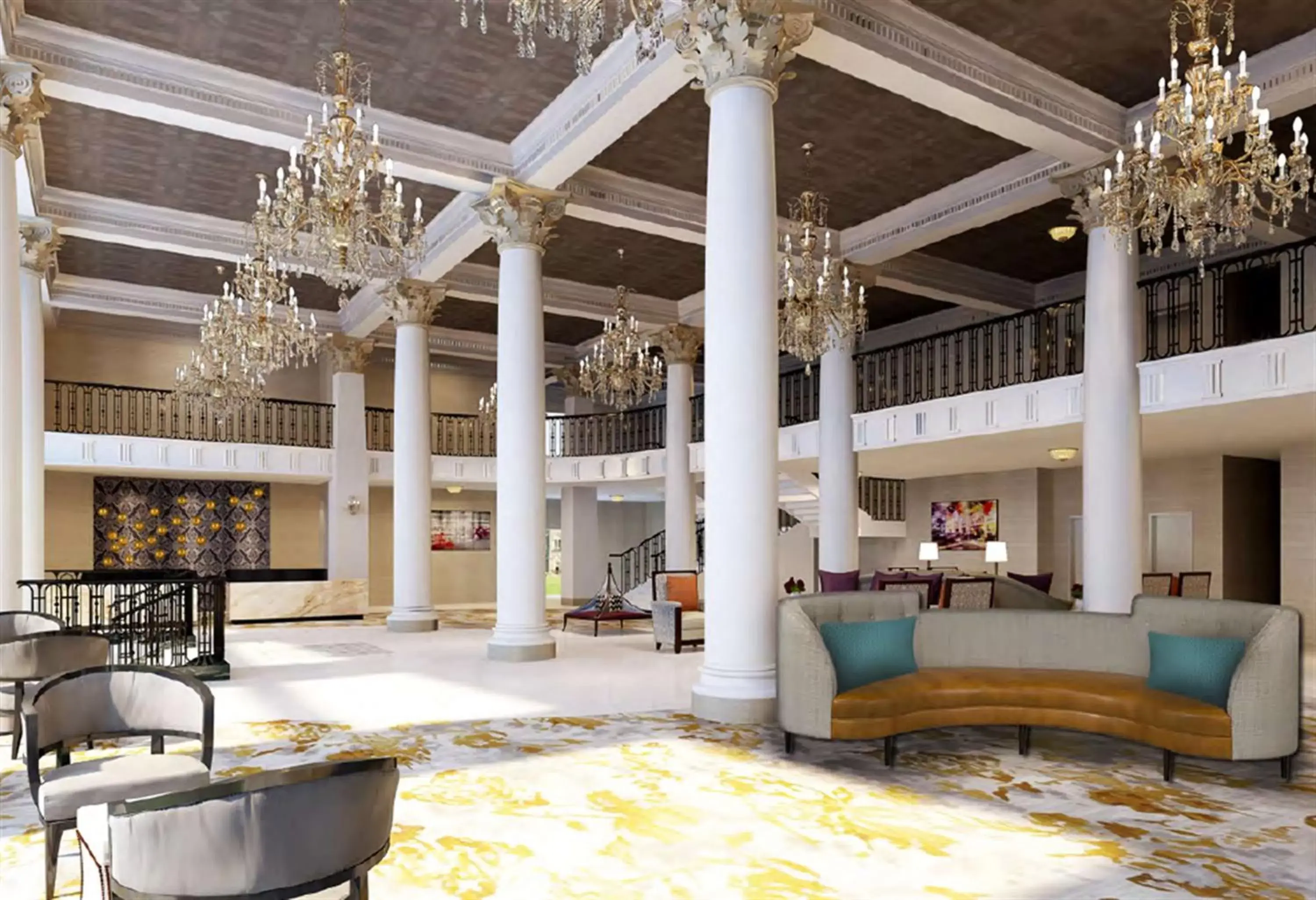 Lobby or reception, Lobby/Reception in DoubleTree by Hilton Utica