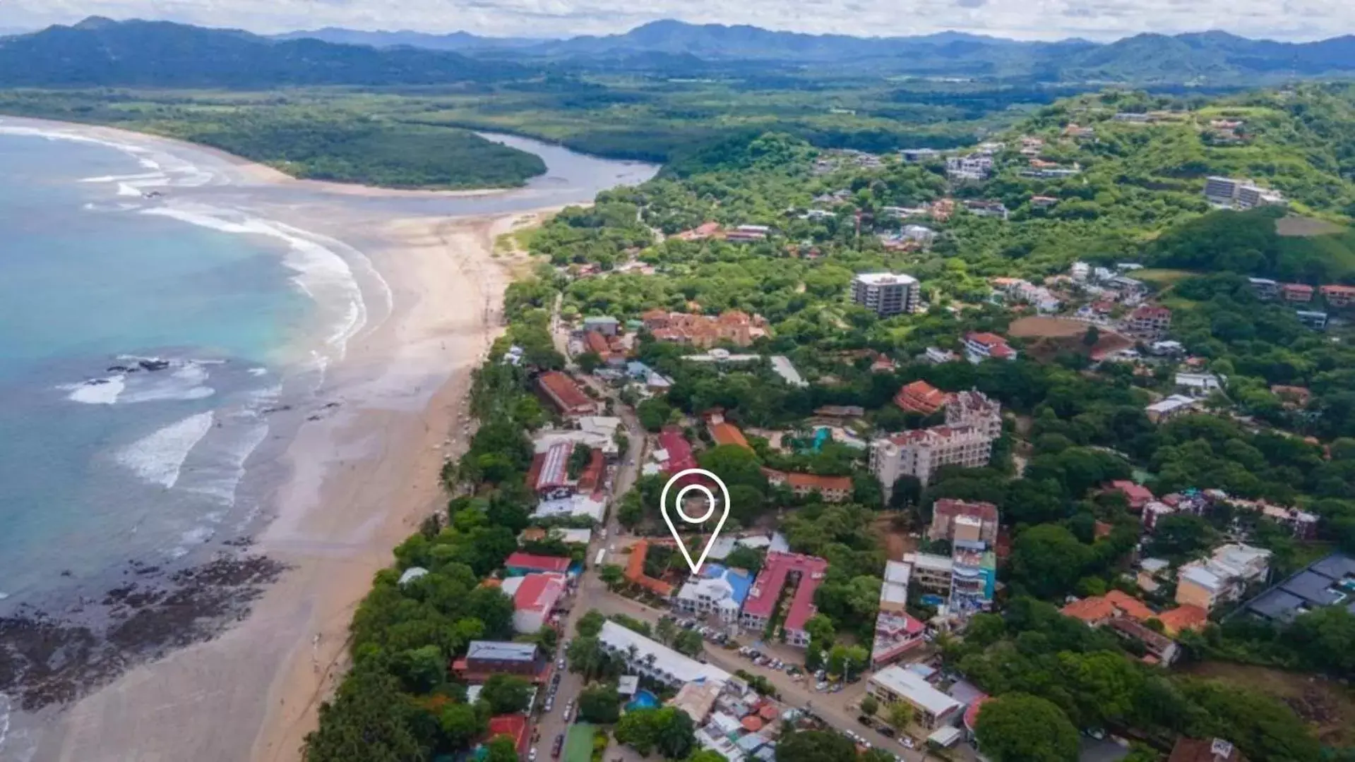 Nearby landmark, Bird's-eye View in Zulu Surf Hotel Tamarindo