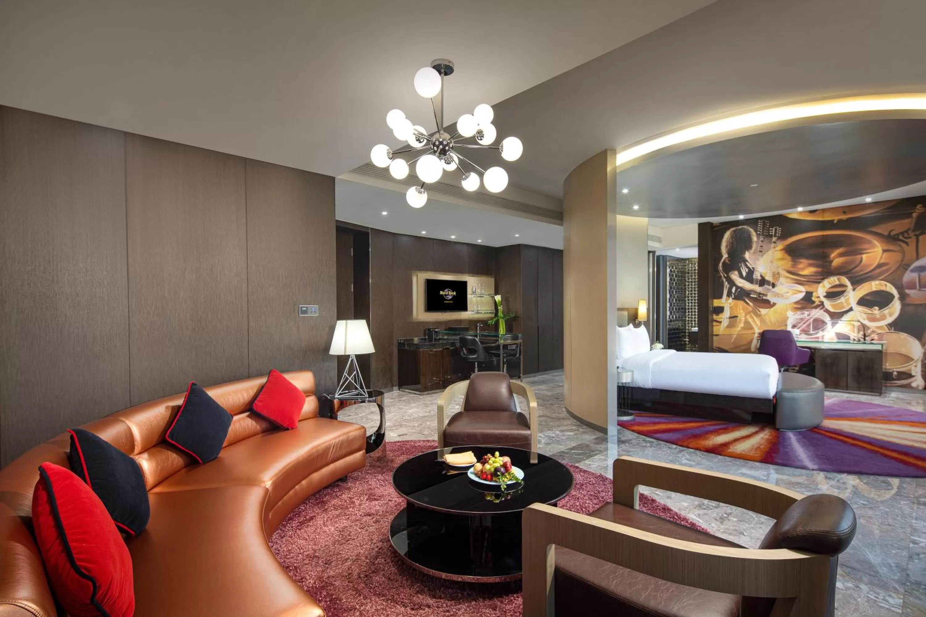 Photo of the whole room, Bed in Hard Rock Hotel Shenzhen