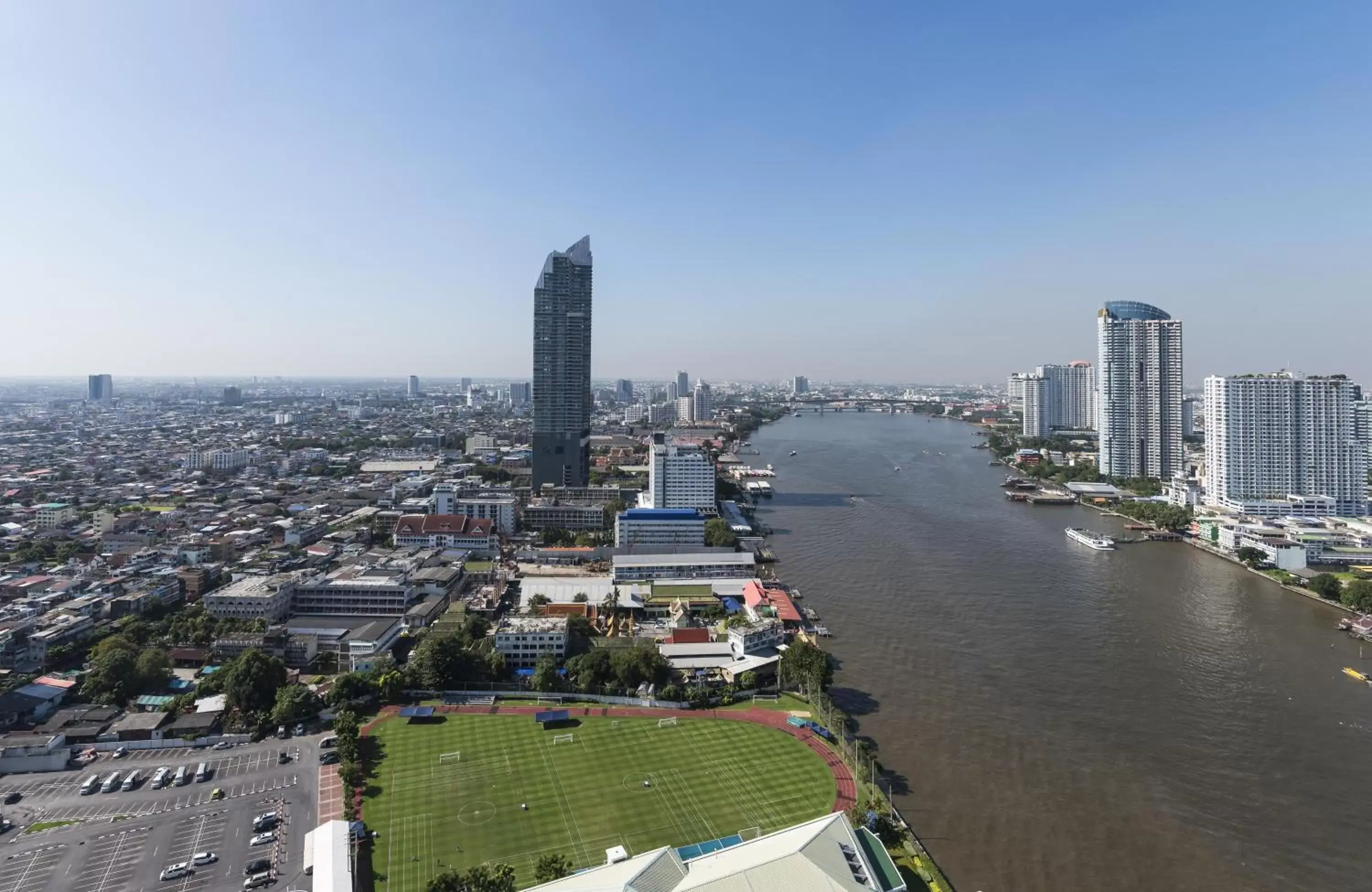 View (from property/room), Bird's-eye View in Chatrium Hotel Riverside Bangkok