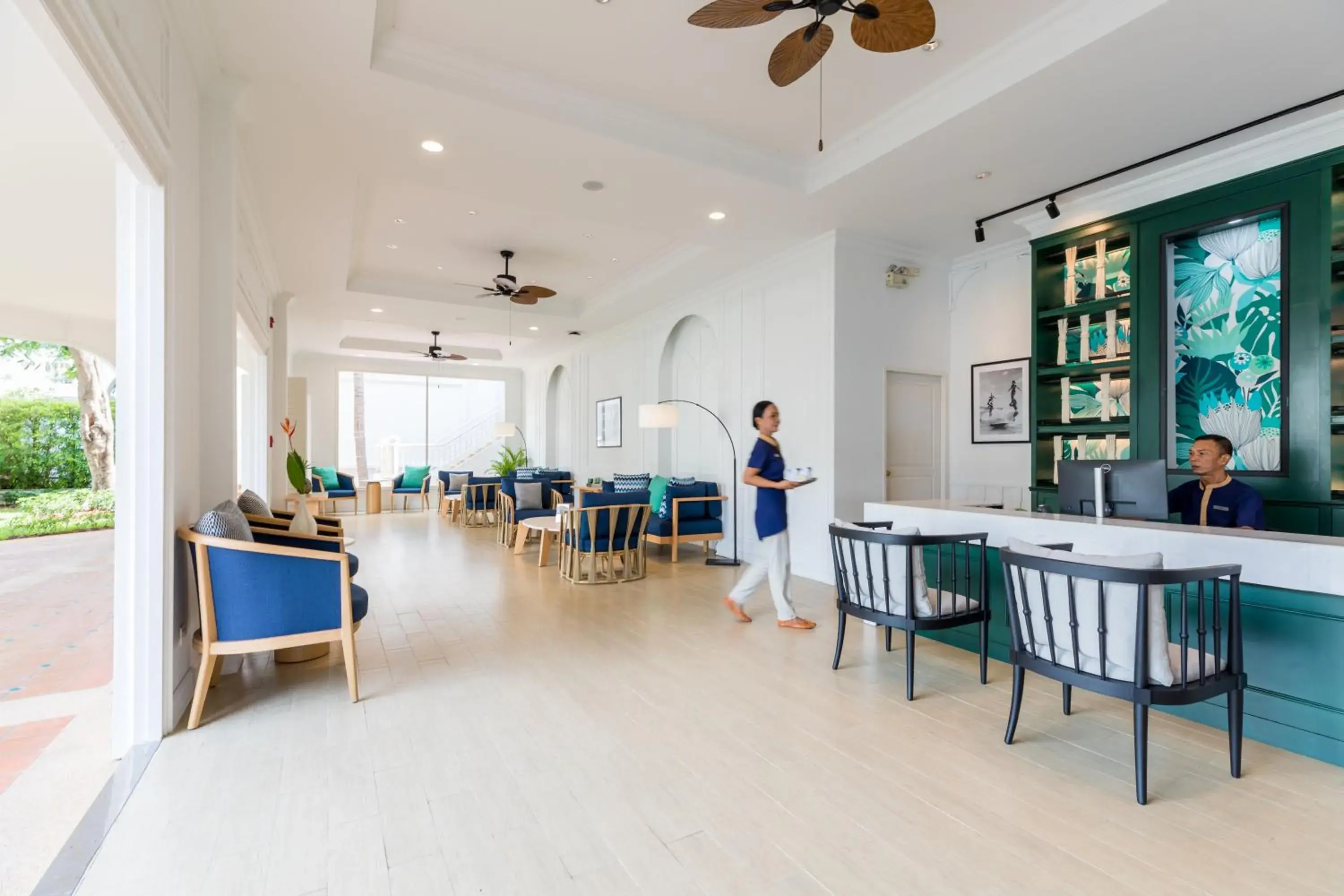 Lobby or reception in OUTRIGGER Koh Samui Beach Resort - SHA Extra Plus Lobby or reception in OUTRIGGER Koh Samui Beach Resort - SHA Extra Plus