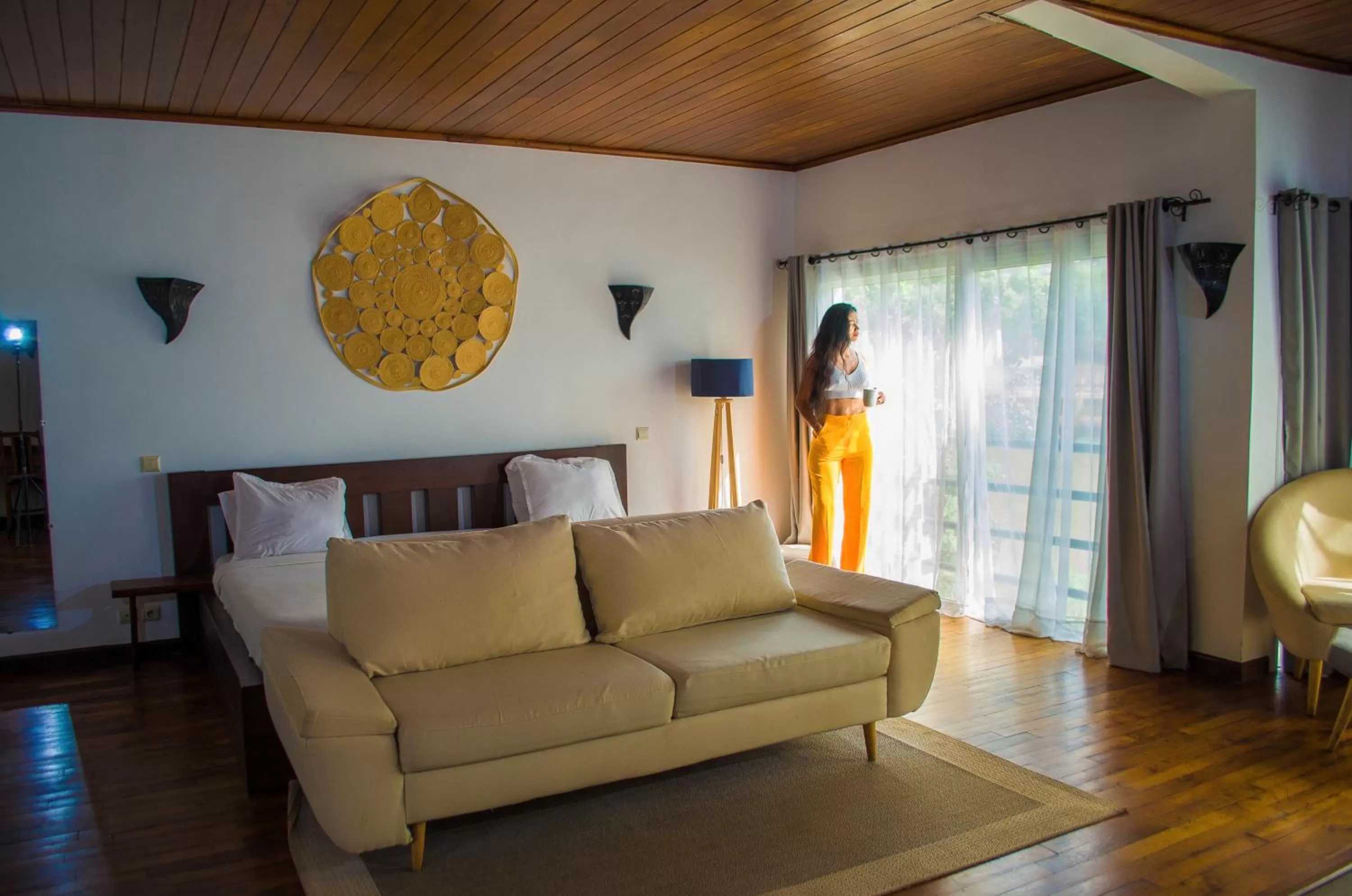 Seating area in Ikopa Hôtel Madagascar