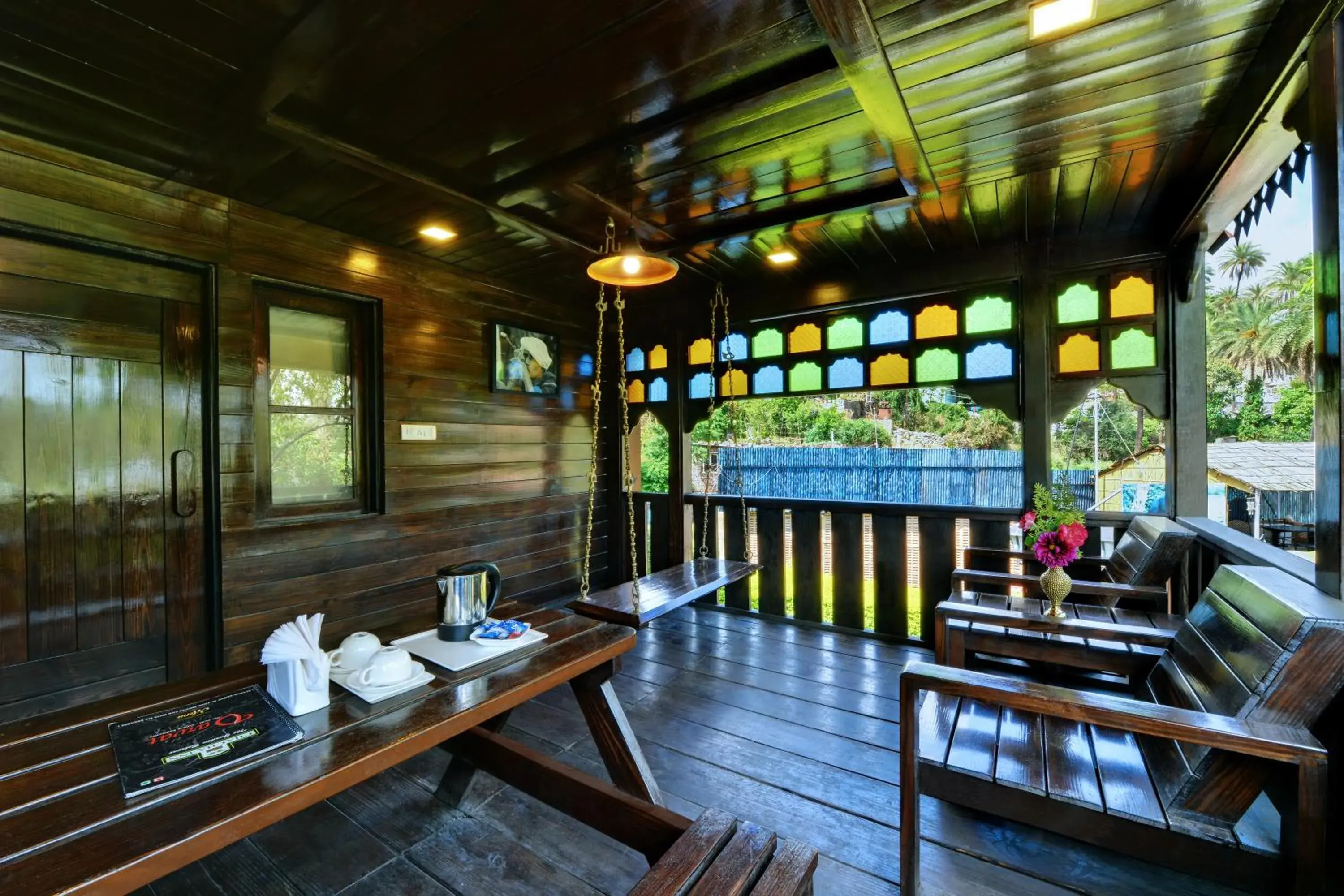 Balcony/Terrace in Chacha Inn - The Garden Retreat