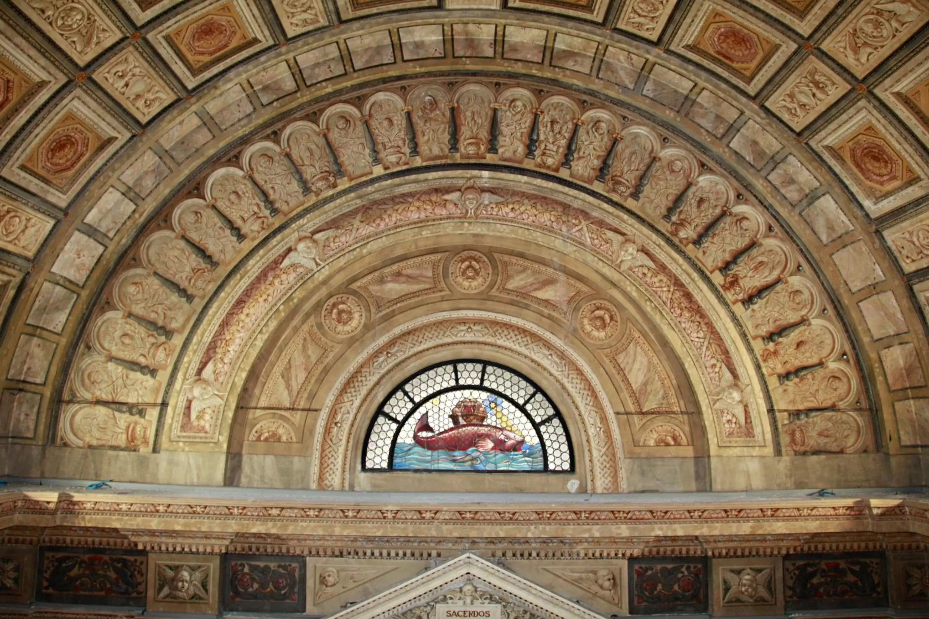 Decorative detail in Centro Paolo VI