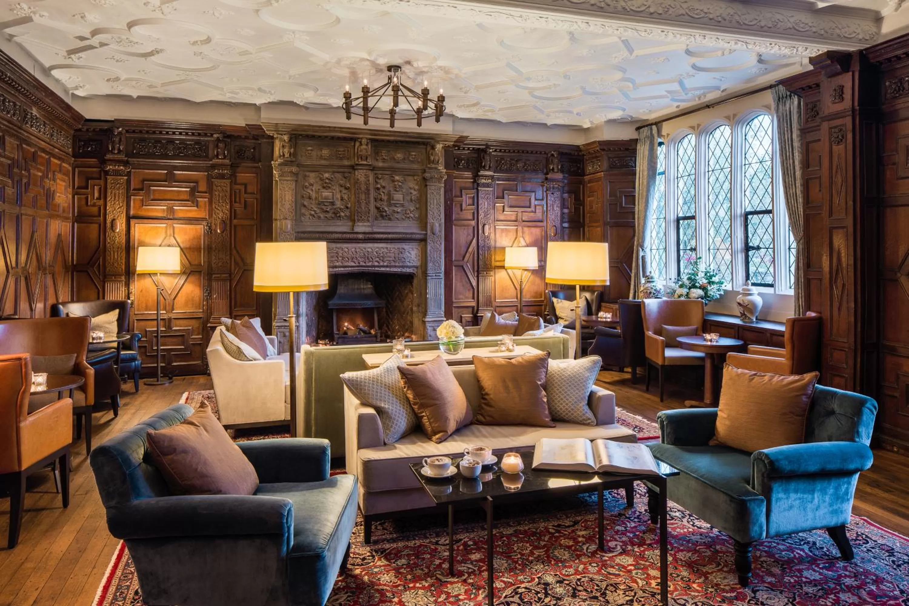Seating area in Eastwell Manor, Champneys Hotel & Spa