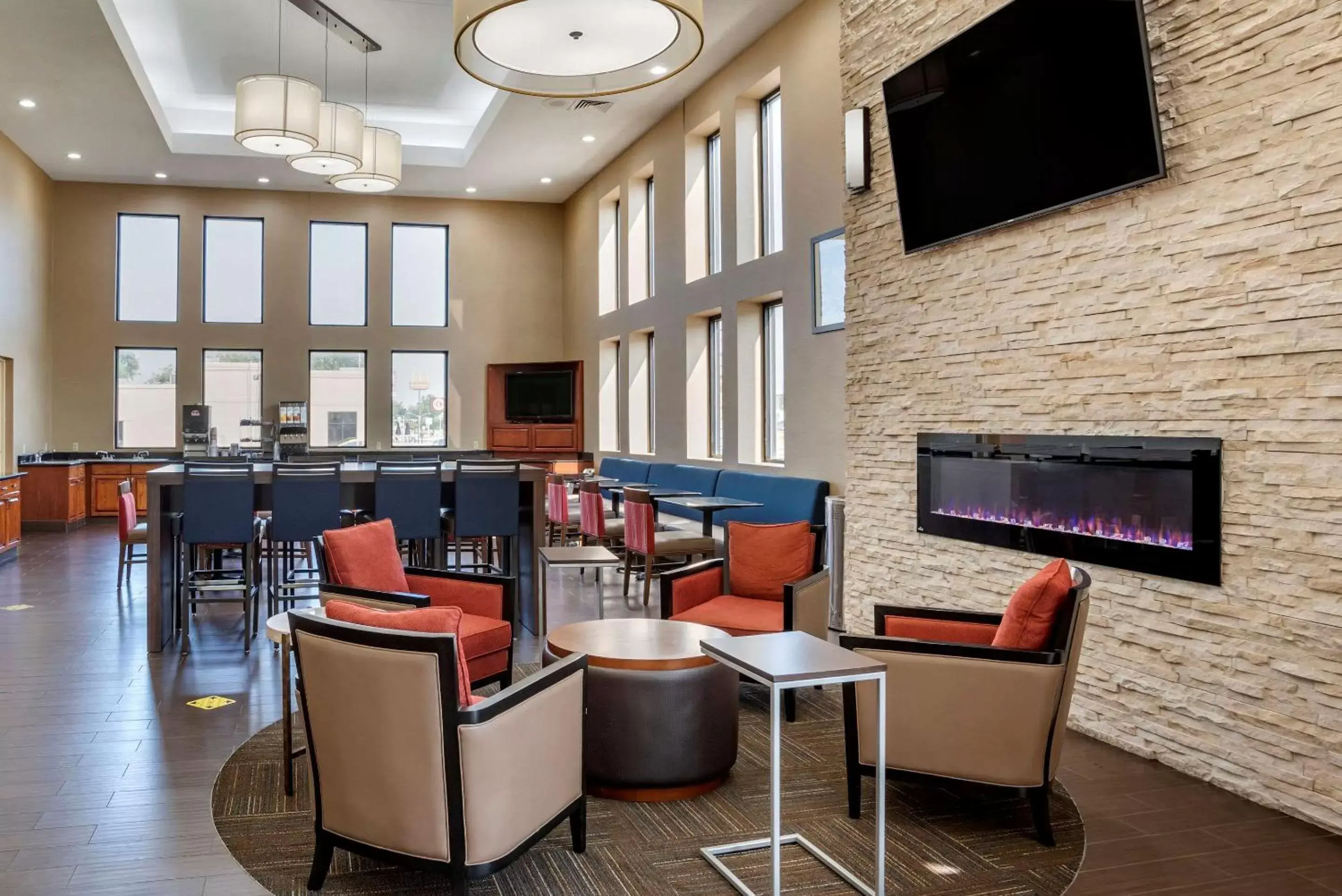 Lobby or reception, Restaurant/Places to Eat in Comfort Suites Hagerstown