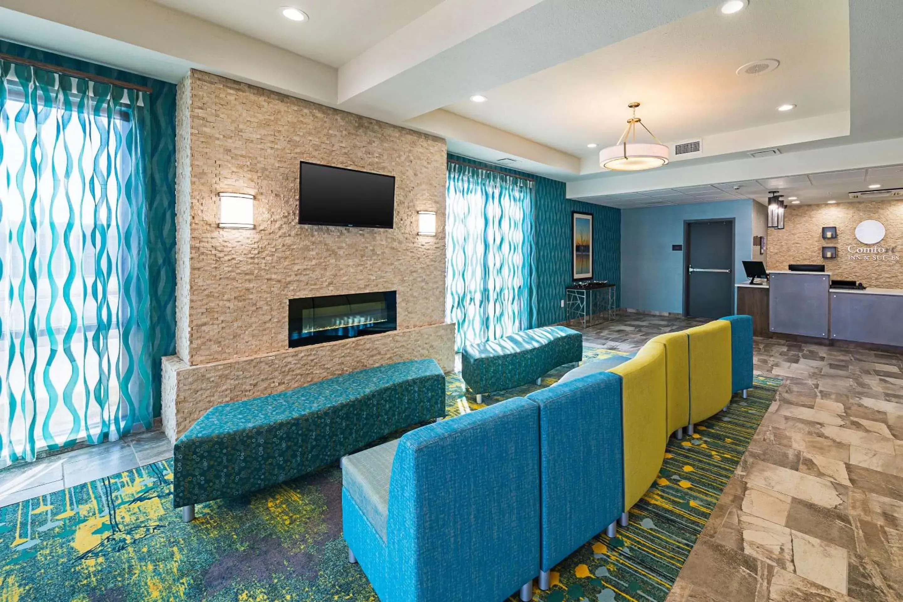 Lobby or reception in Comfort Inn & Suites Oklahoma City near Bricktown Lobby or reception in Comfort Inn & Suites Oklahoma City near Bricktown