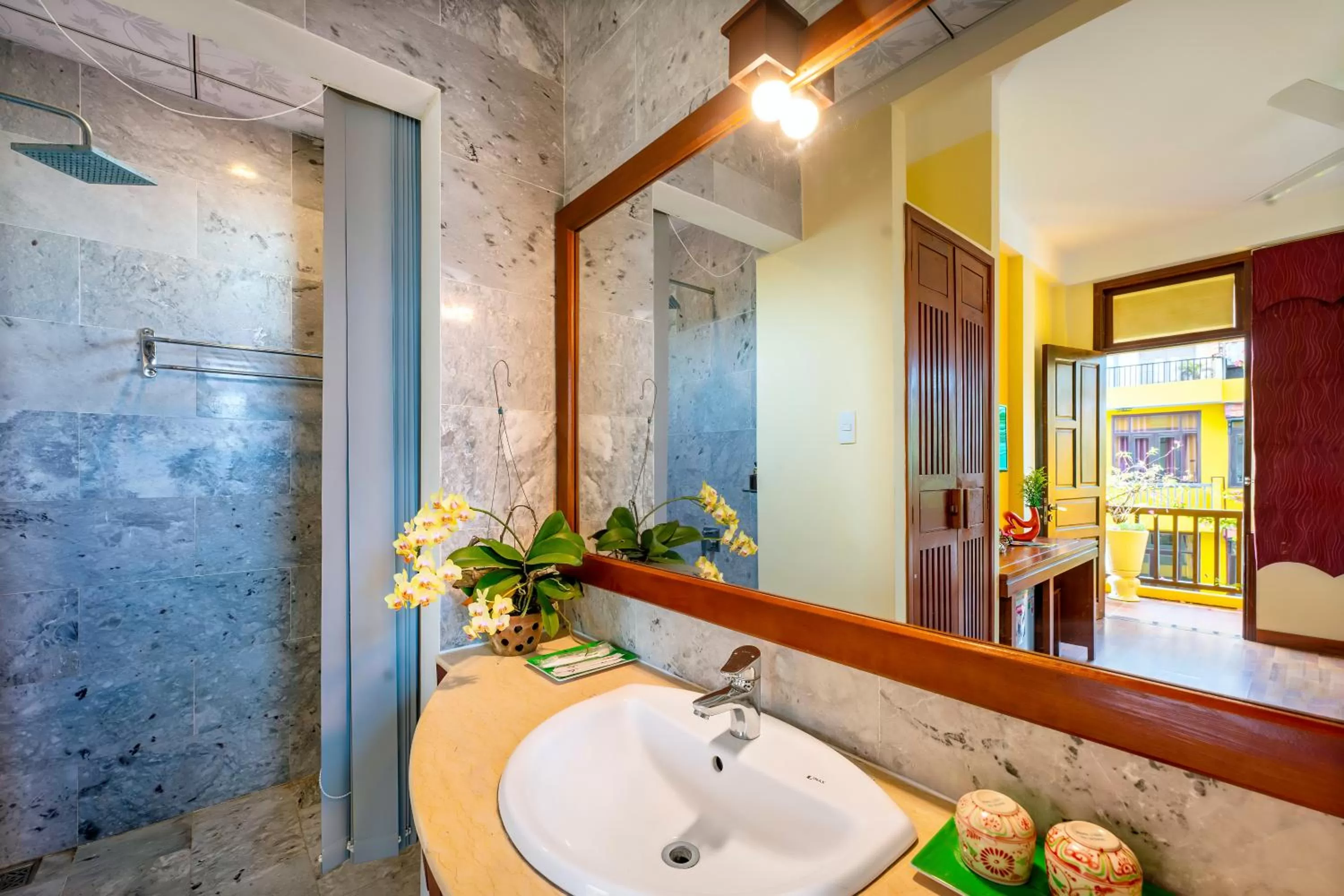 Shower in Hoi An Green Riverside Oasis Villa
