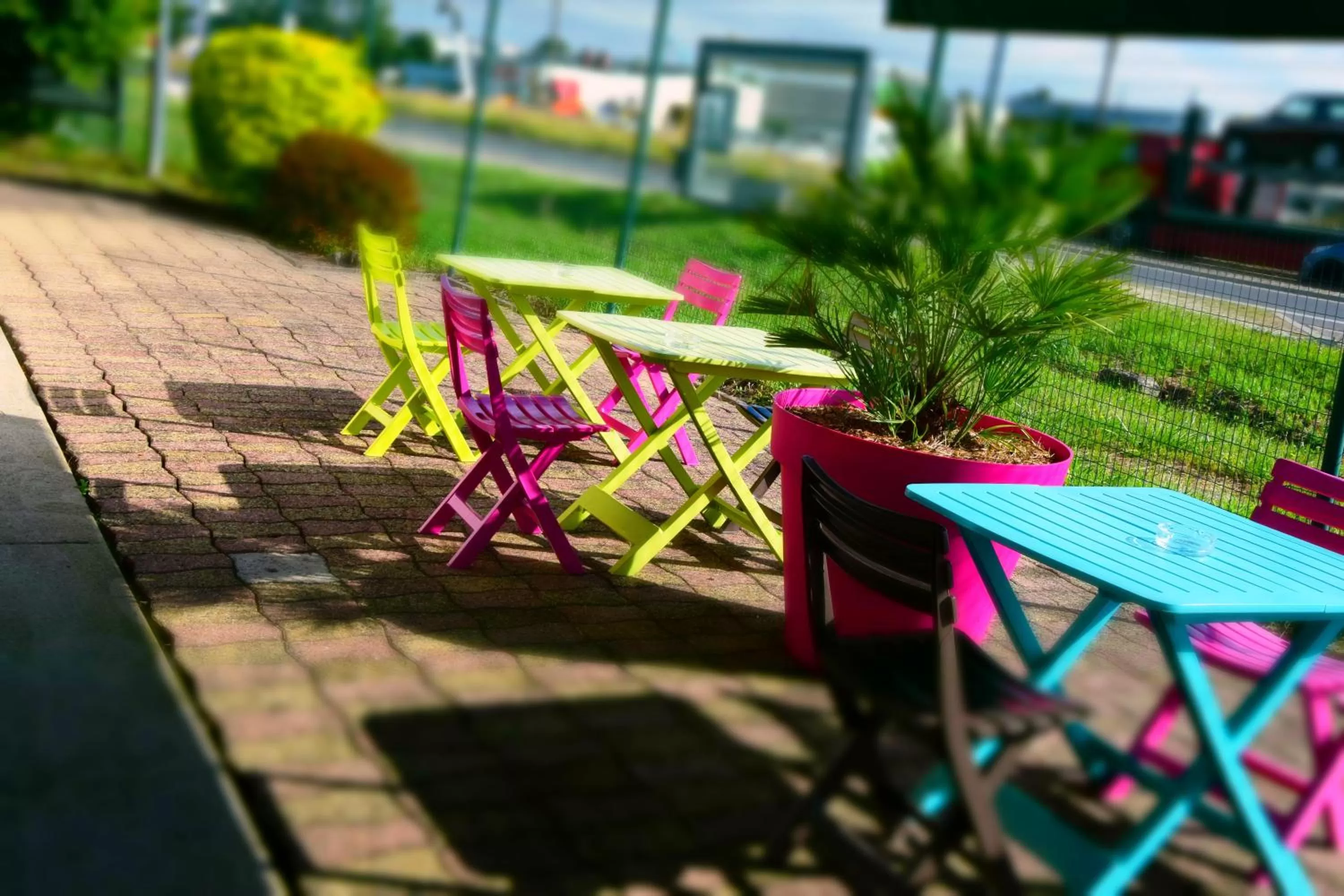 Patio in Premiere Classe Bordeaux Sud Pessac Bersol