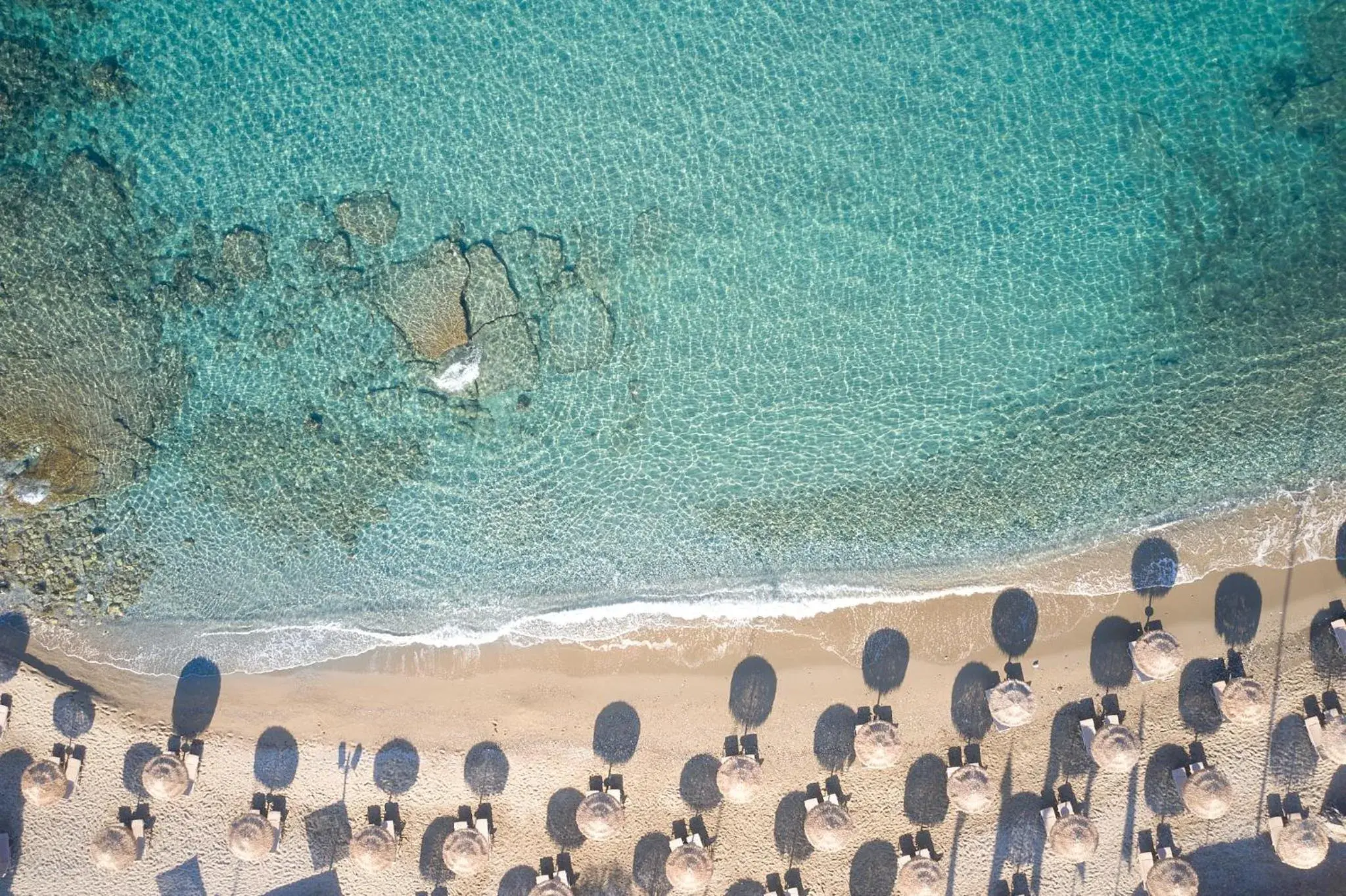 Bird's eye view, Beach in EverEden Beach Resort Hotel