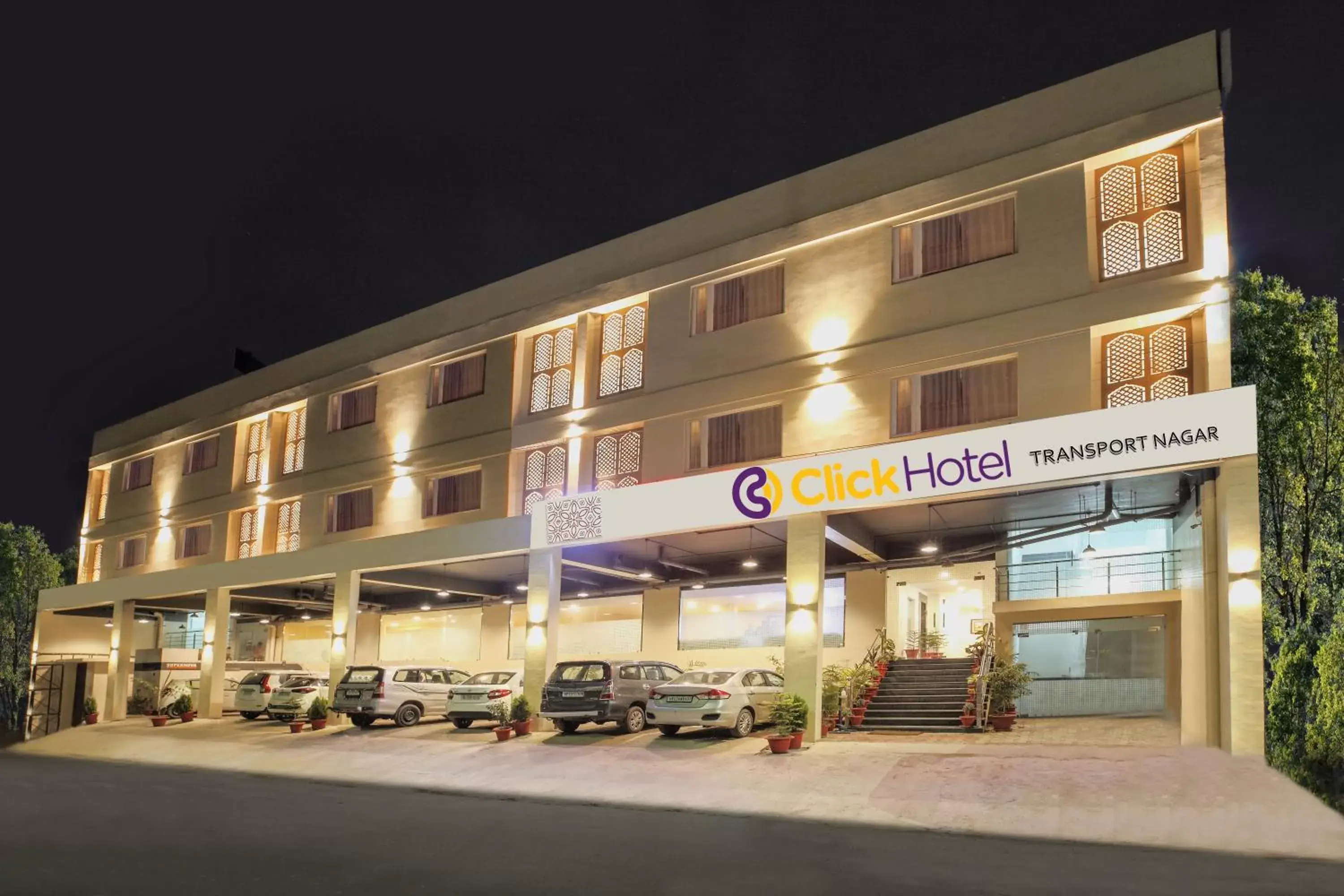 Facade/entrance in Click Hotel Transport Nagar Facade/entrance in Click Hotel Transport Nagar